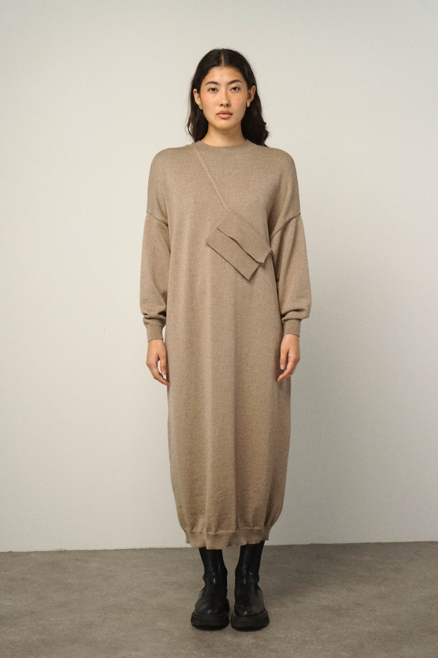 Dress long | camel (1 Stk verfügbar)