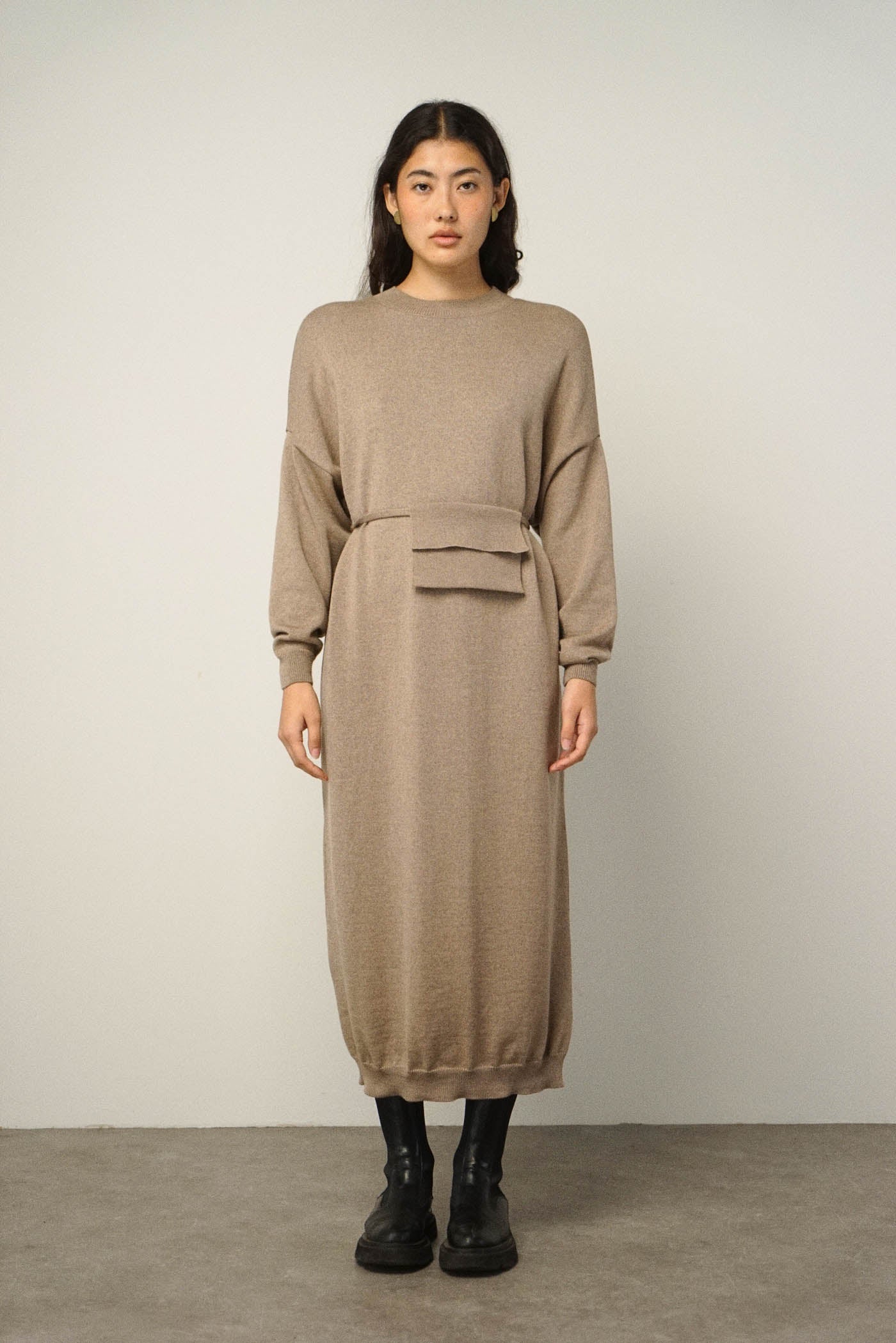 Dress long | camel (1 Stk verfügbar)
