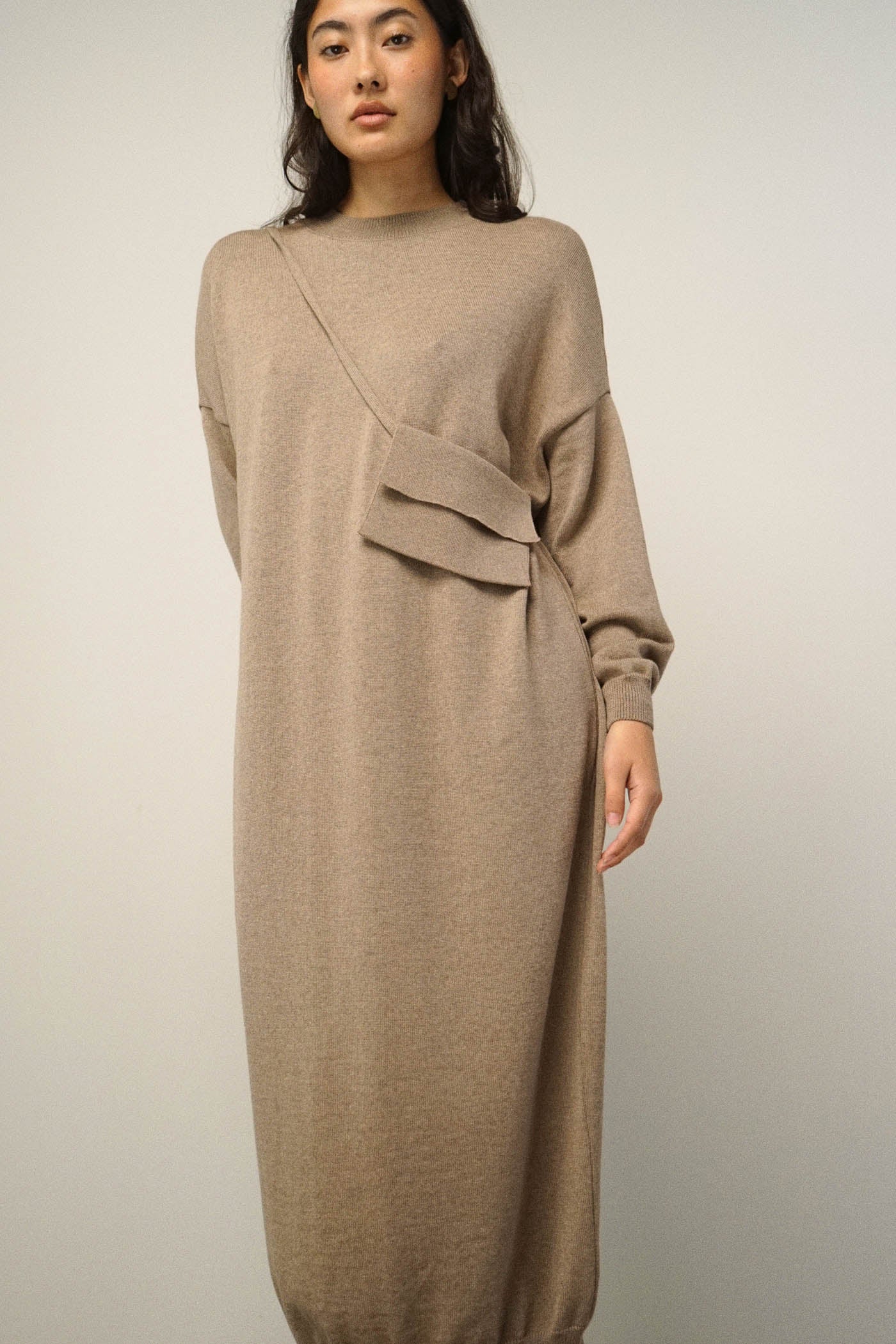 Dress long | camel (1 Stk verfügbar)