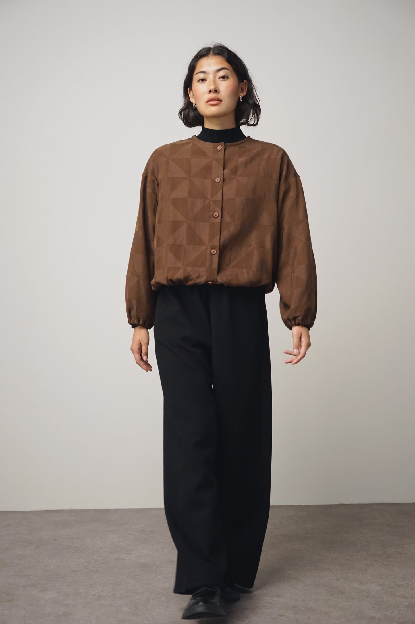 Blouson square | hazel