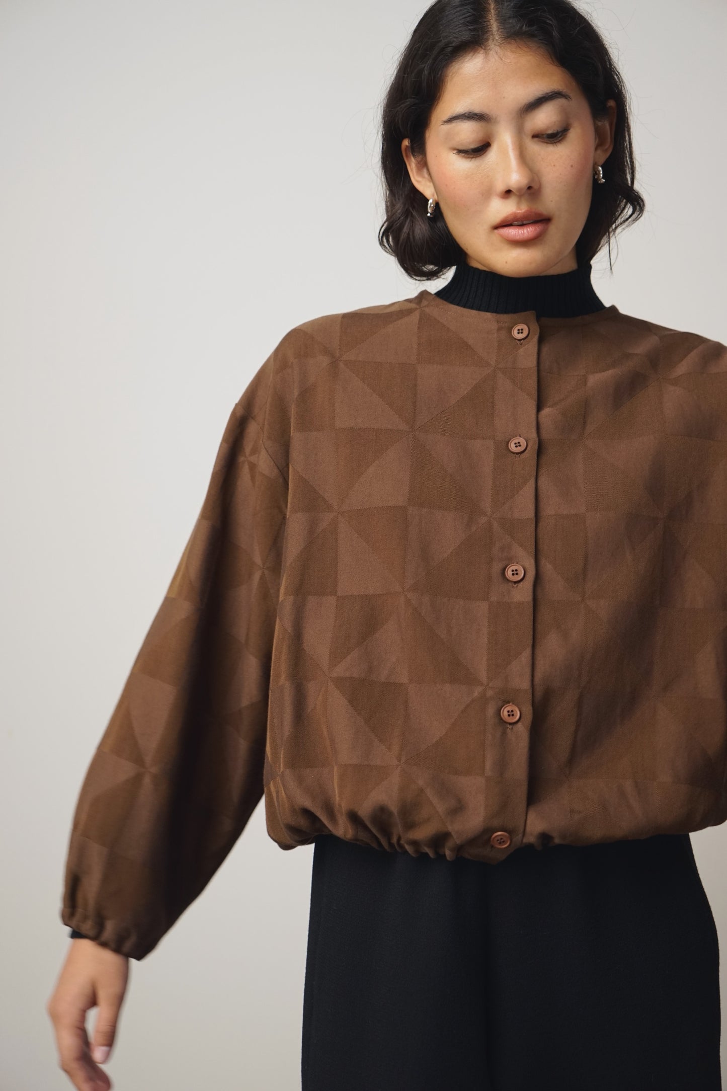 Blouson square | hazel