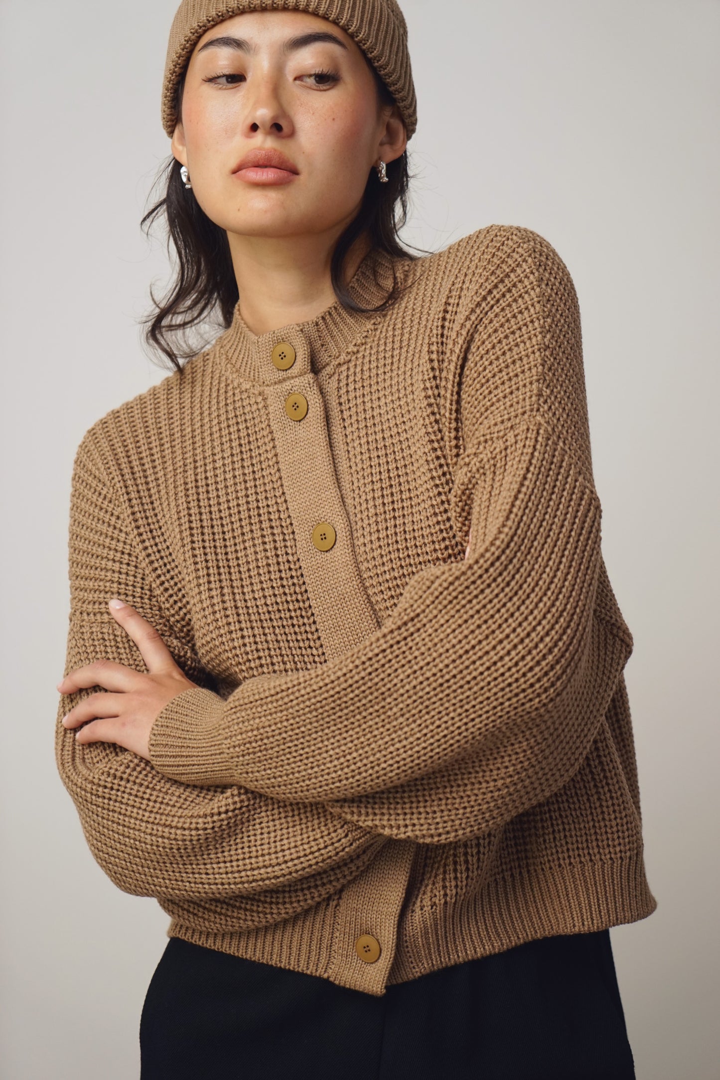 Cardigan heavy I camel