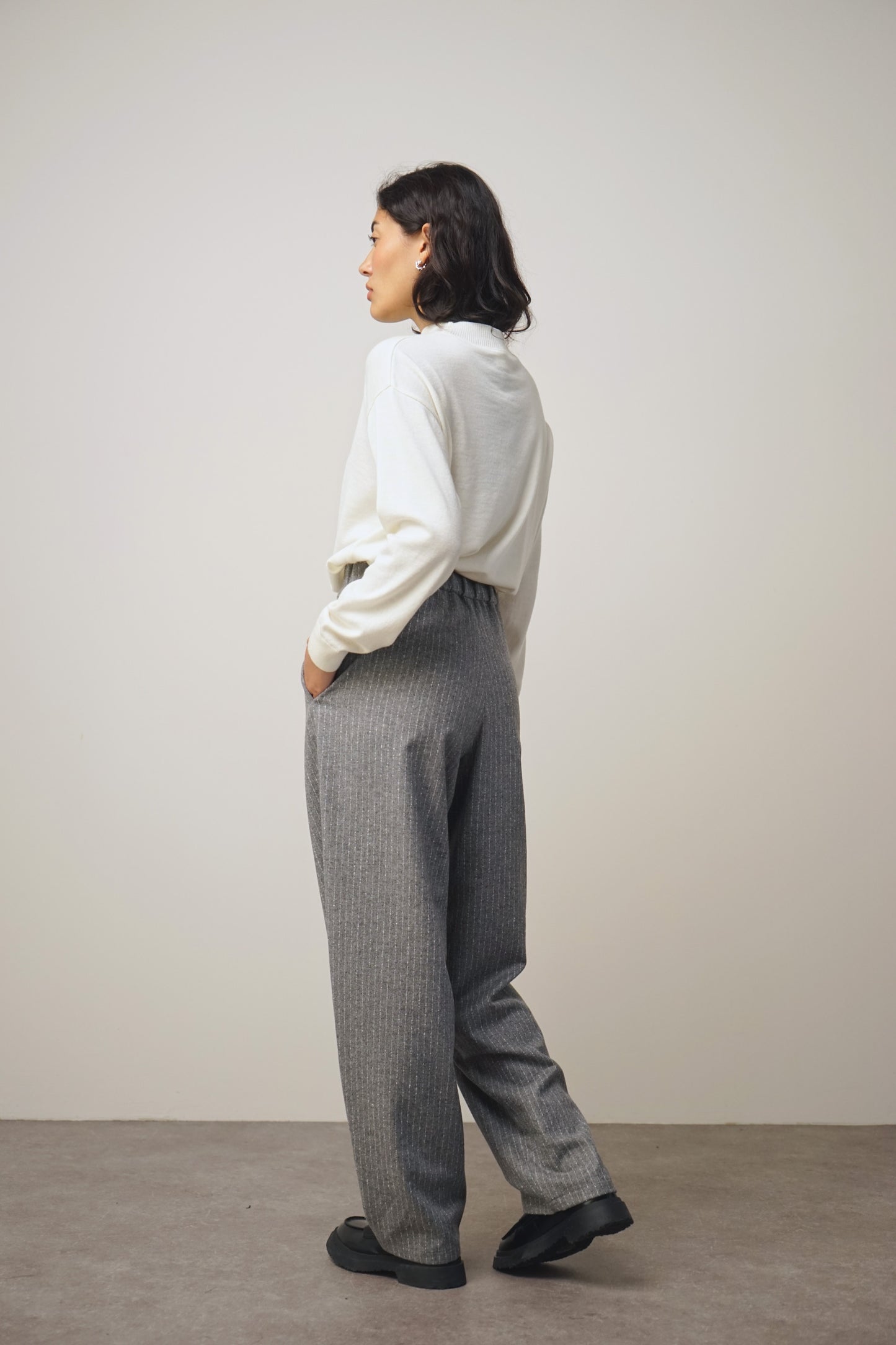 Pants pleats | stripes