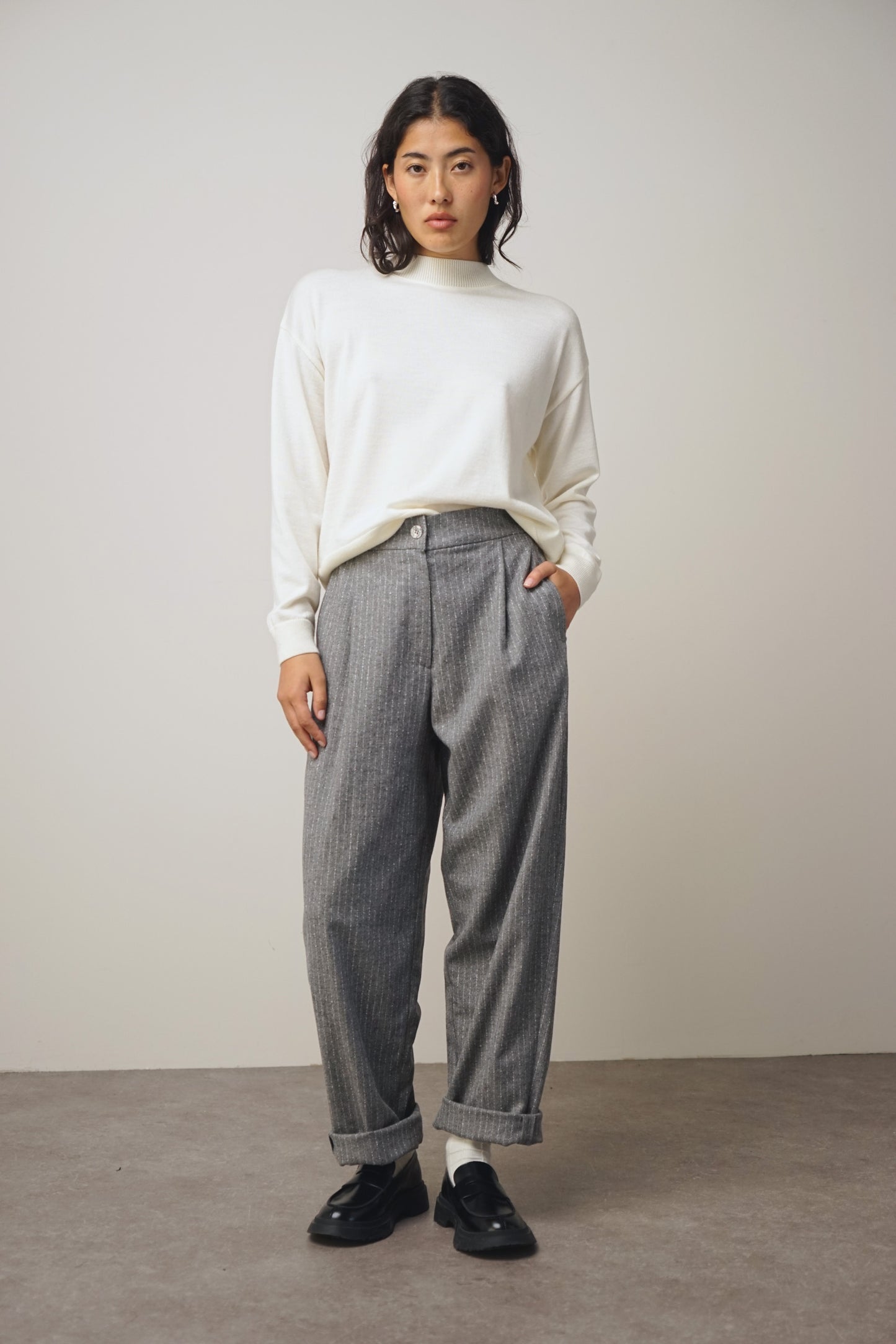 Pants pleats | stripes