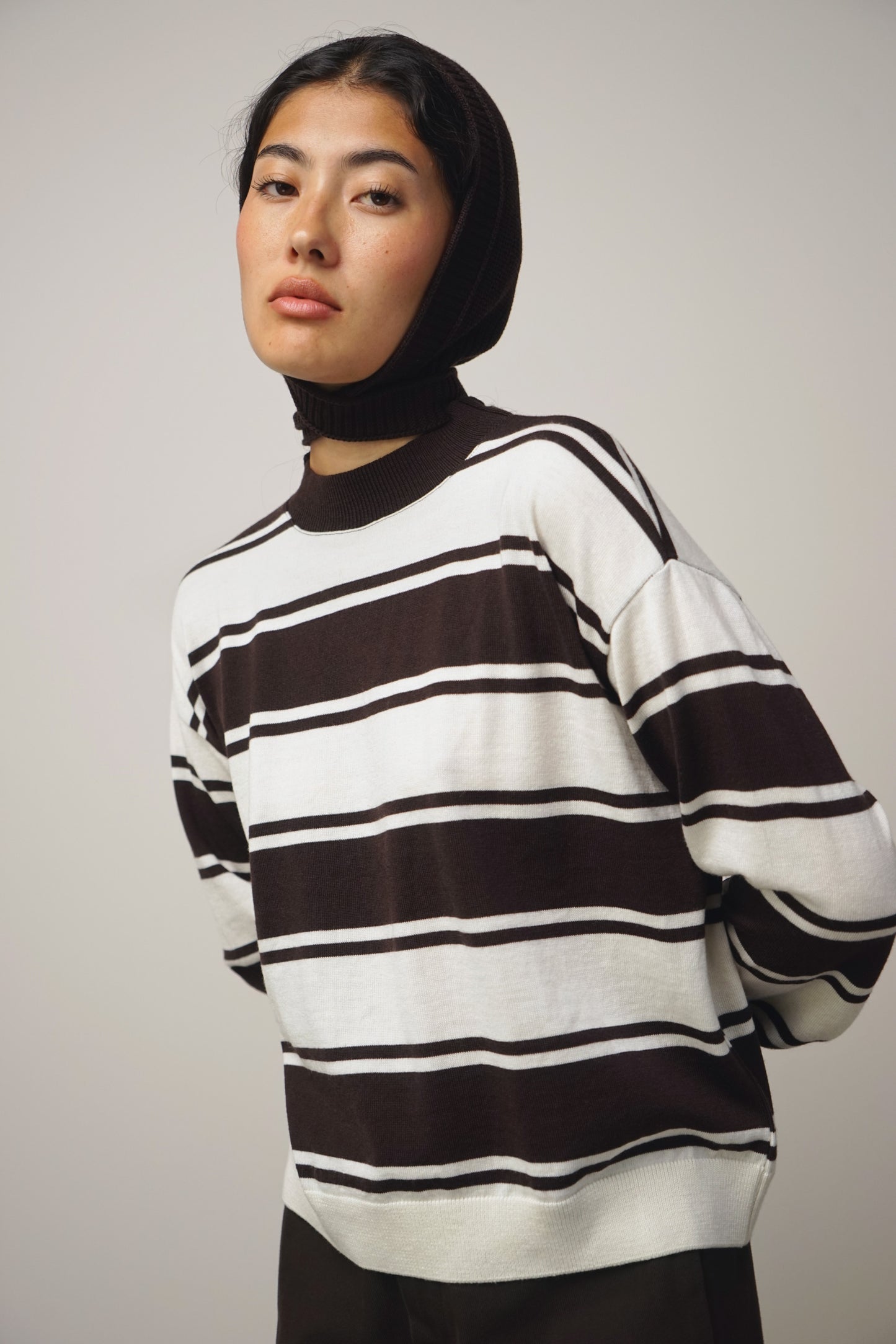 Pullover fine | natural-cacao