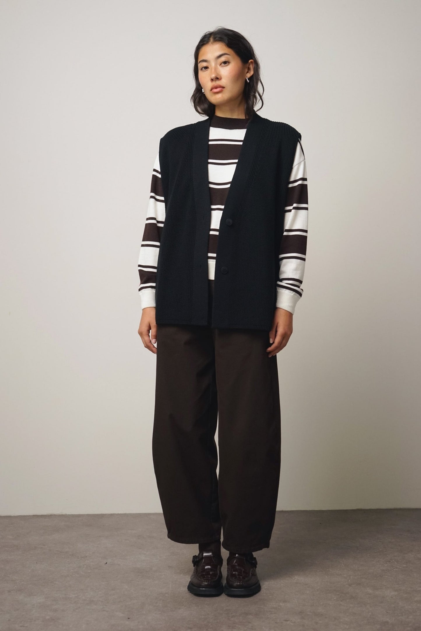 Pullover fine | natural-cacao
