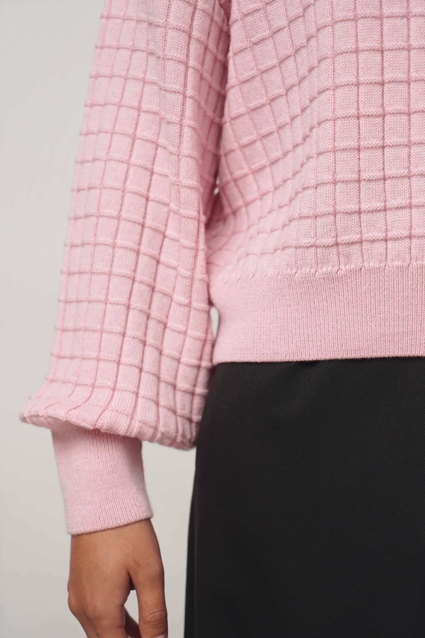 Pullover check | rose