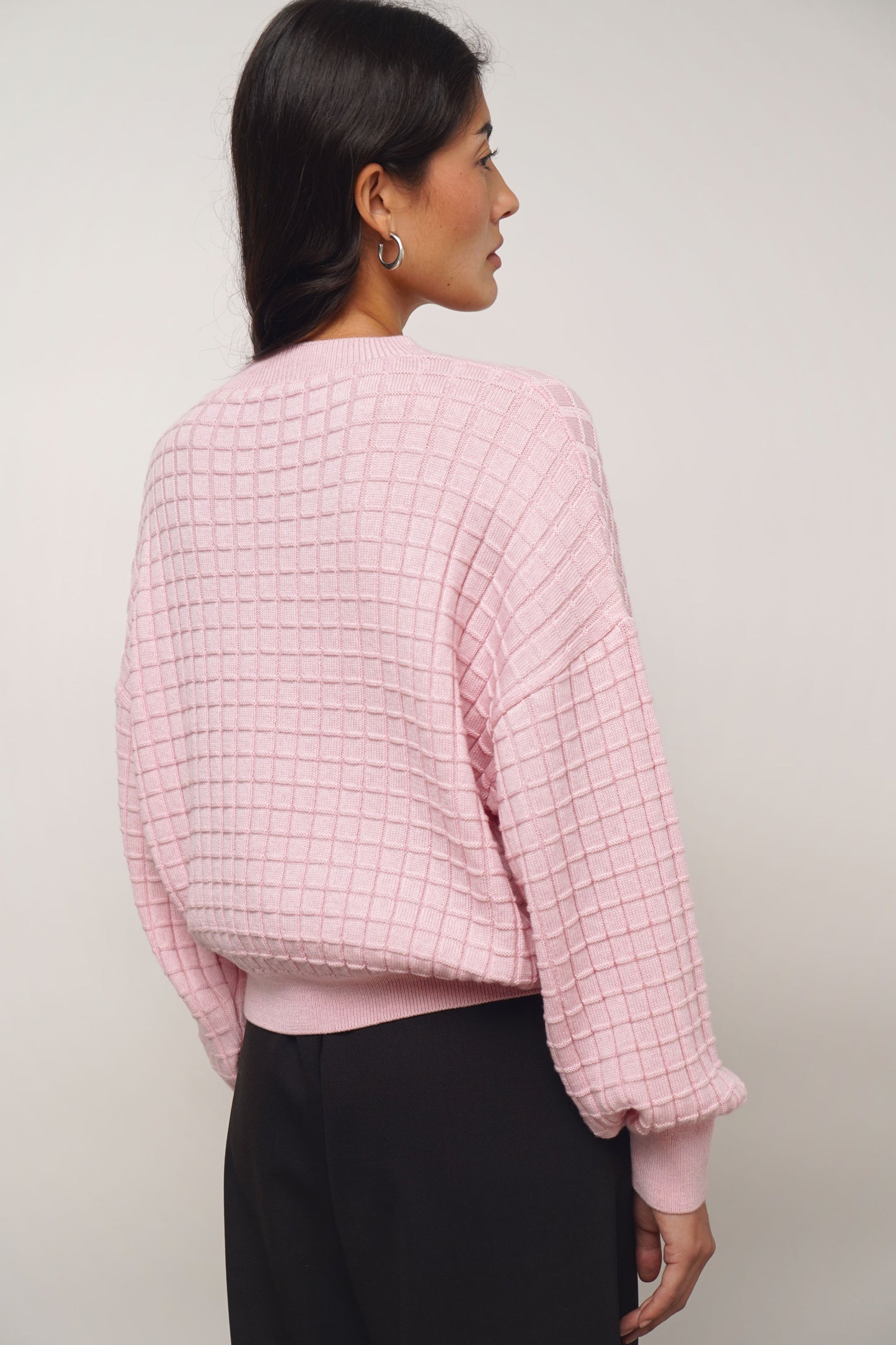 Pullover check | rose