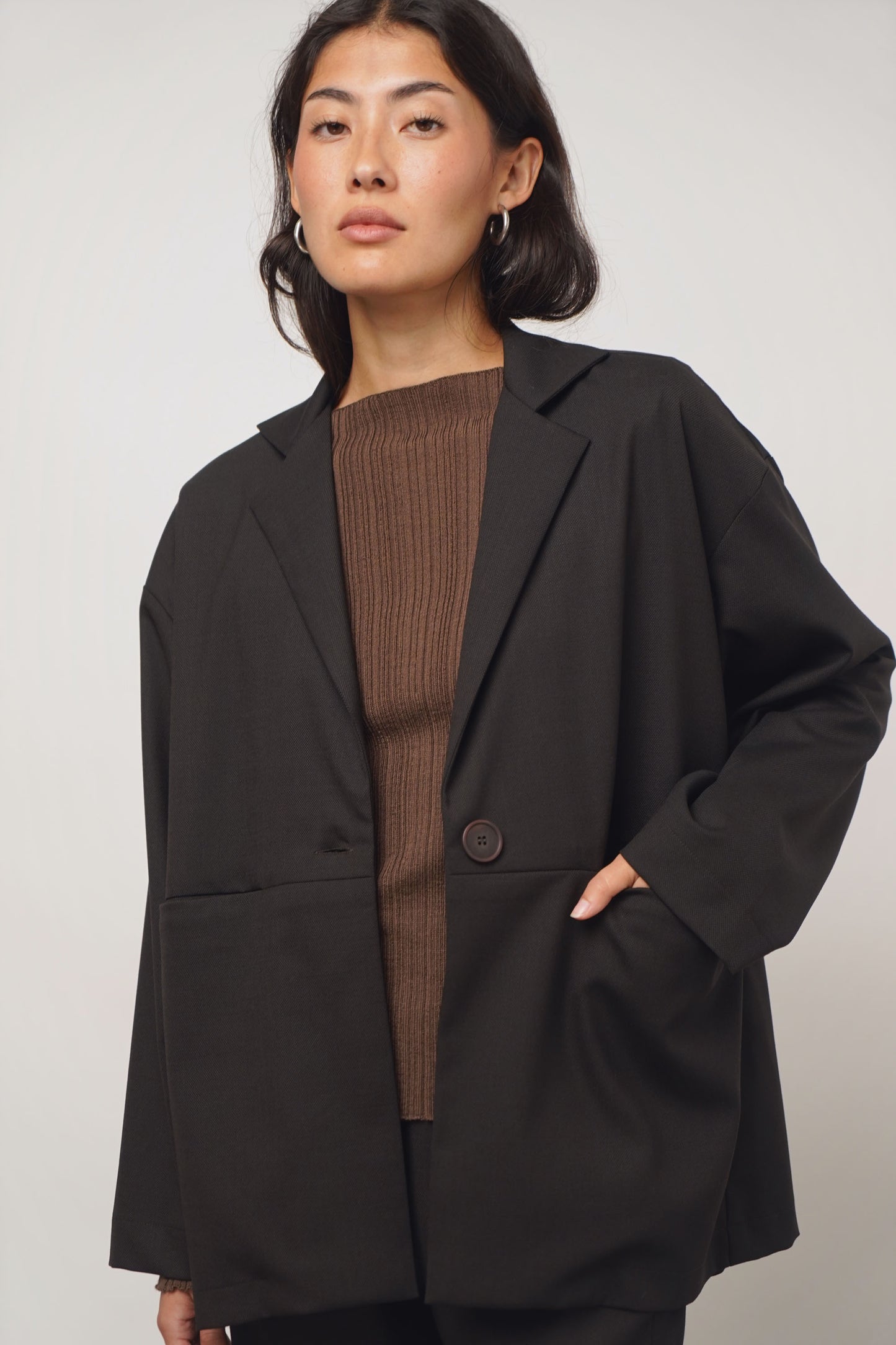 Blazer | dark brown