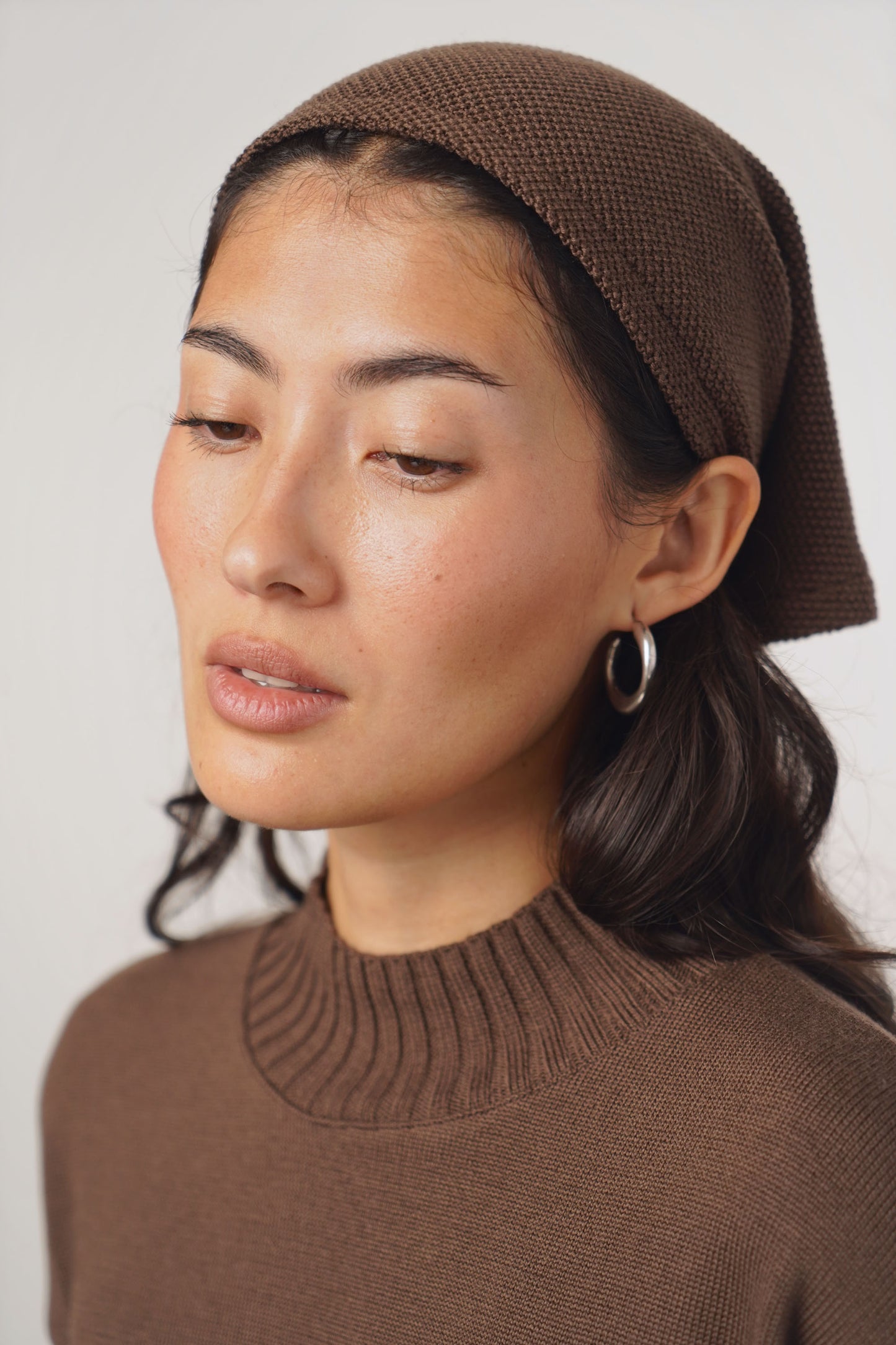 Pullover collar | chocolate