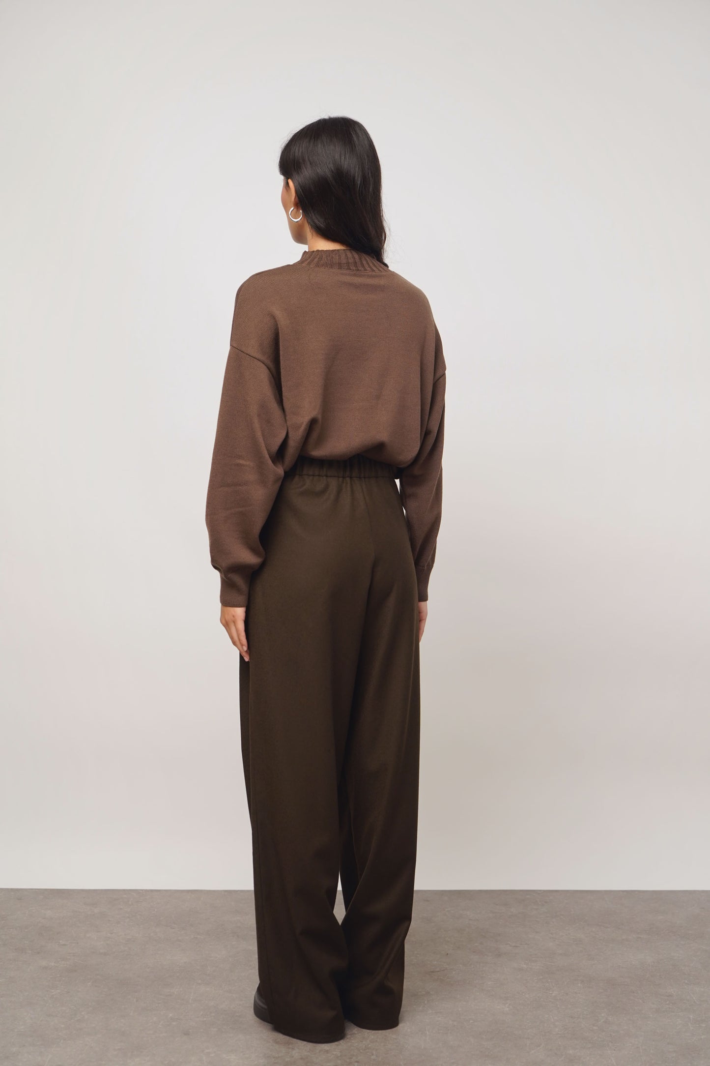 Pants pleats | coffee