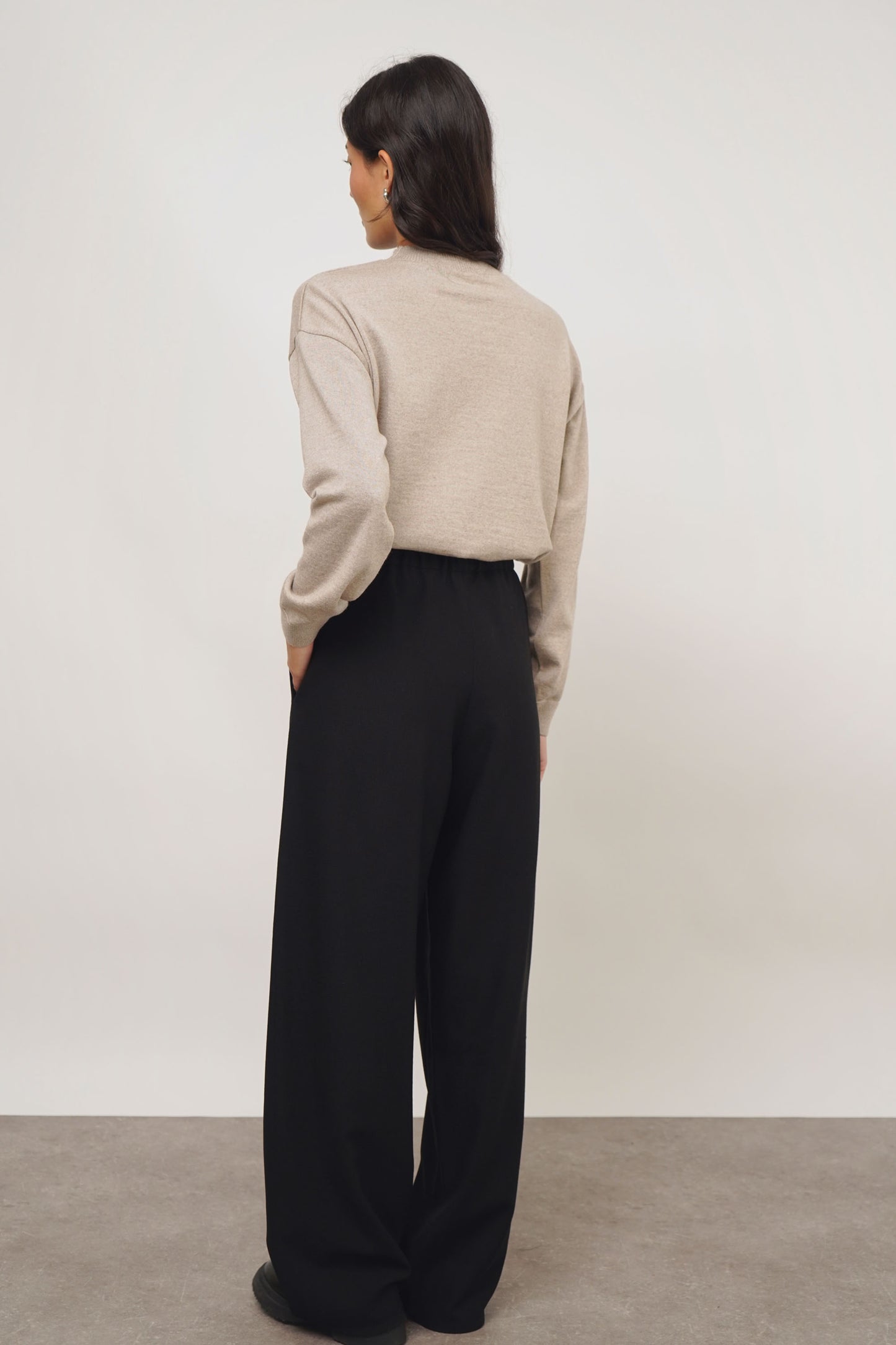 Pants pleats | black