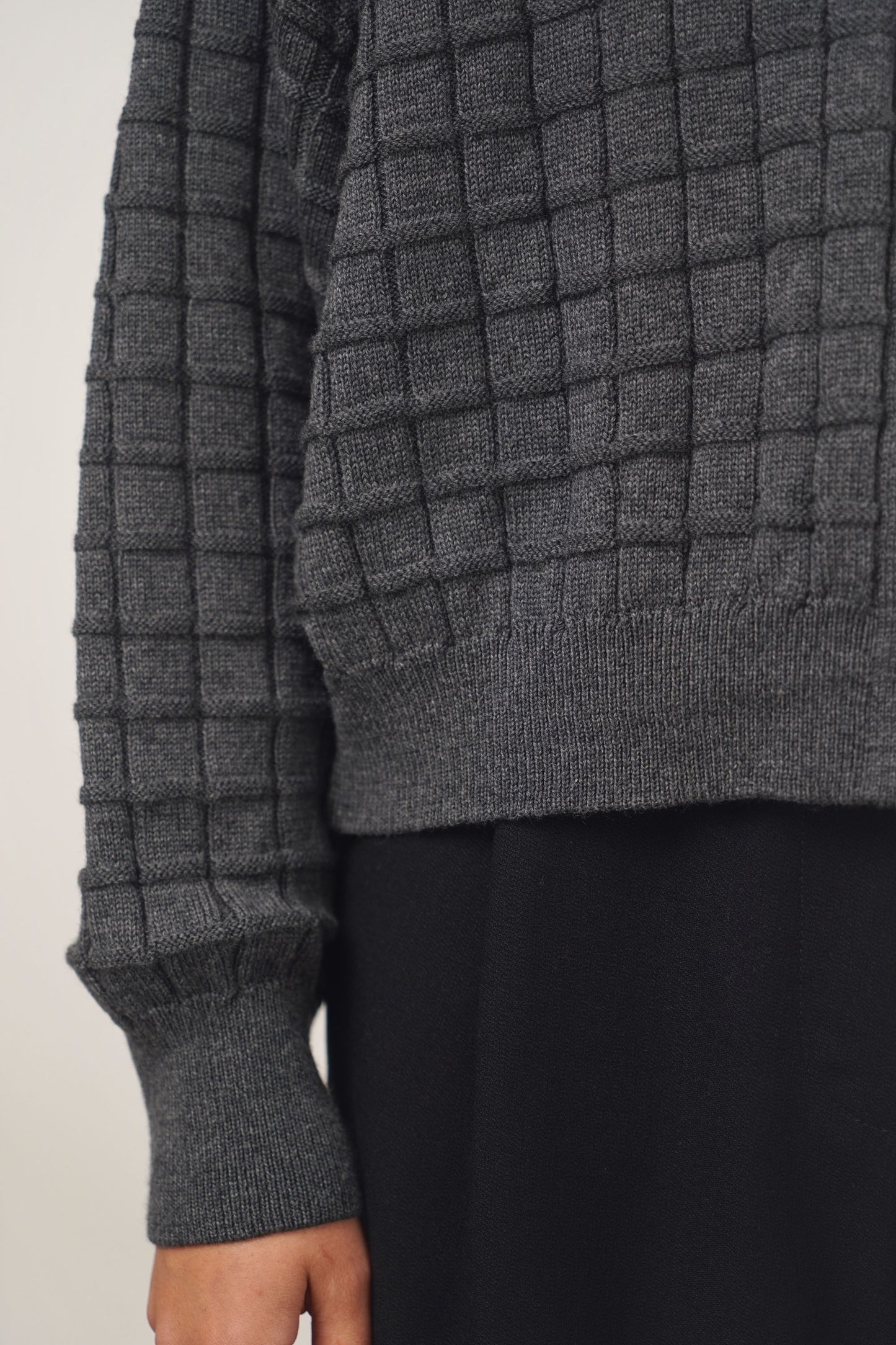 Cardigan check | anthra