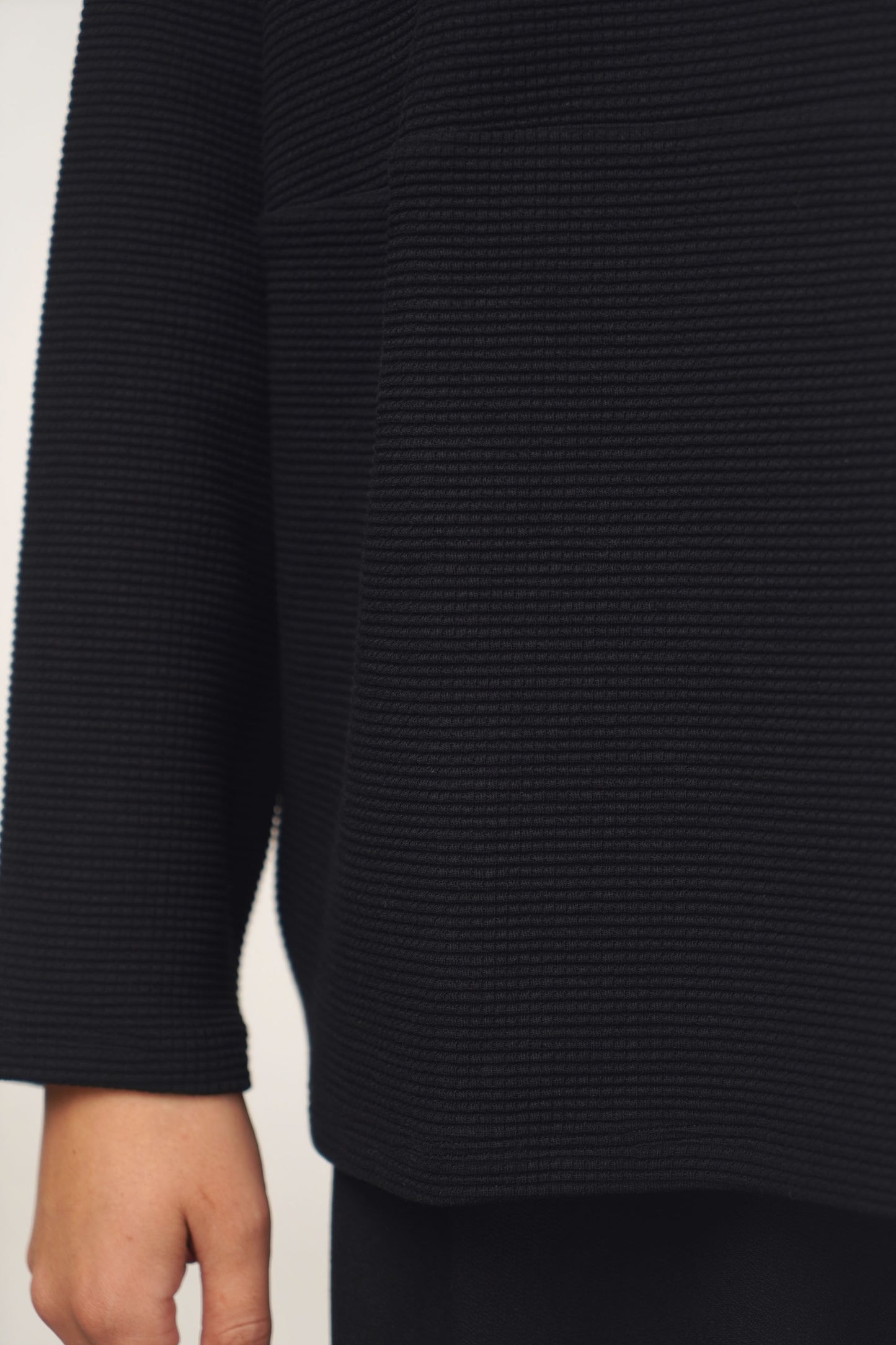 shirt waffle | black