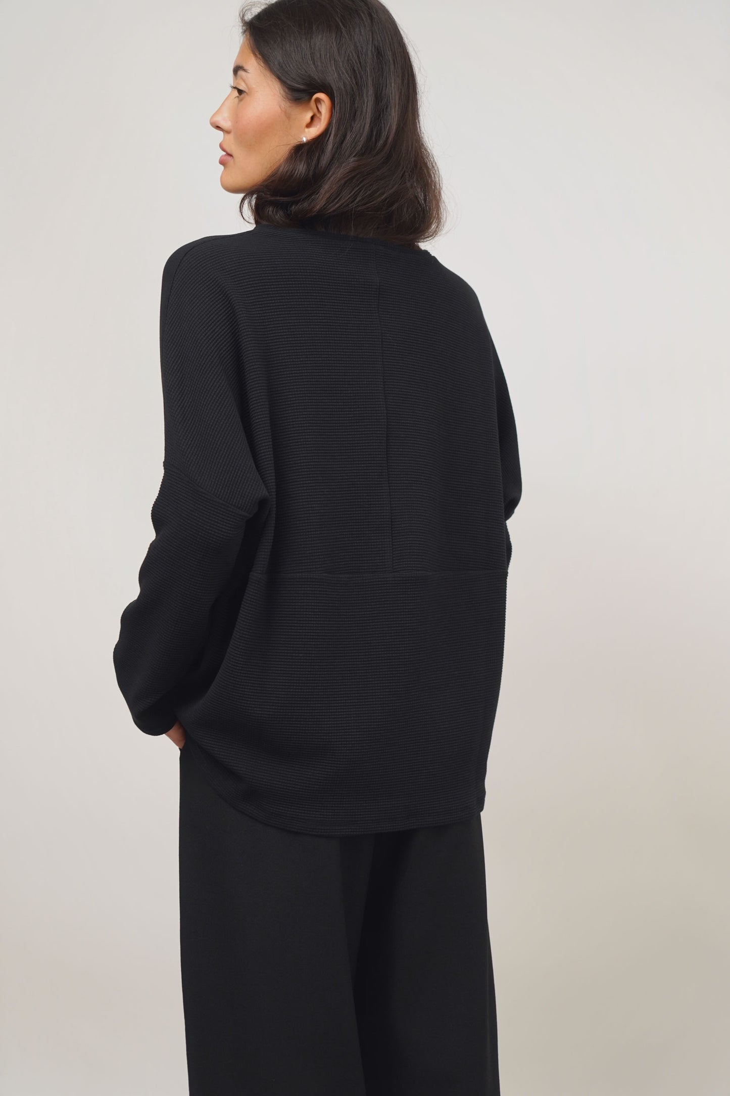 shirt waffle | black