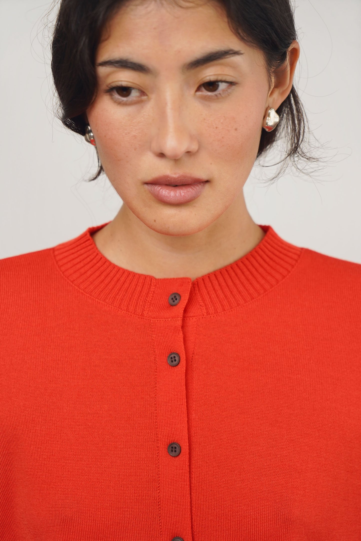 Cardigan fine | red