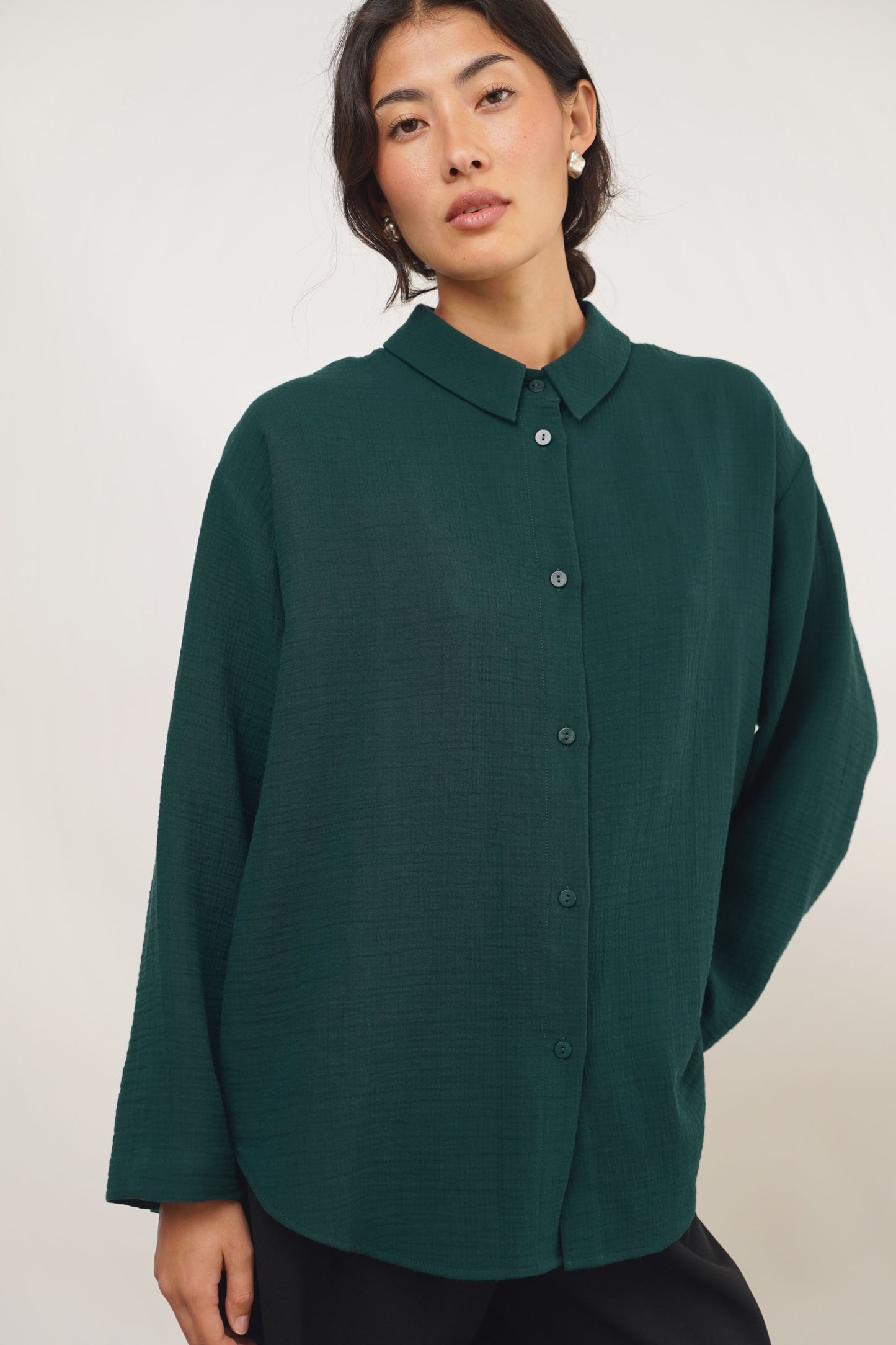 Blouse | sea green