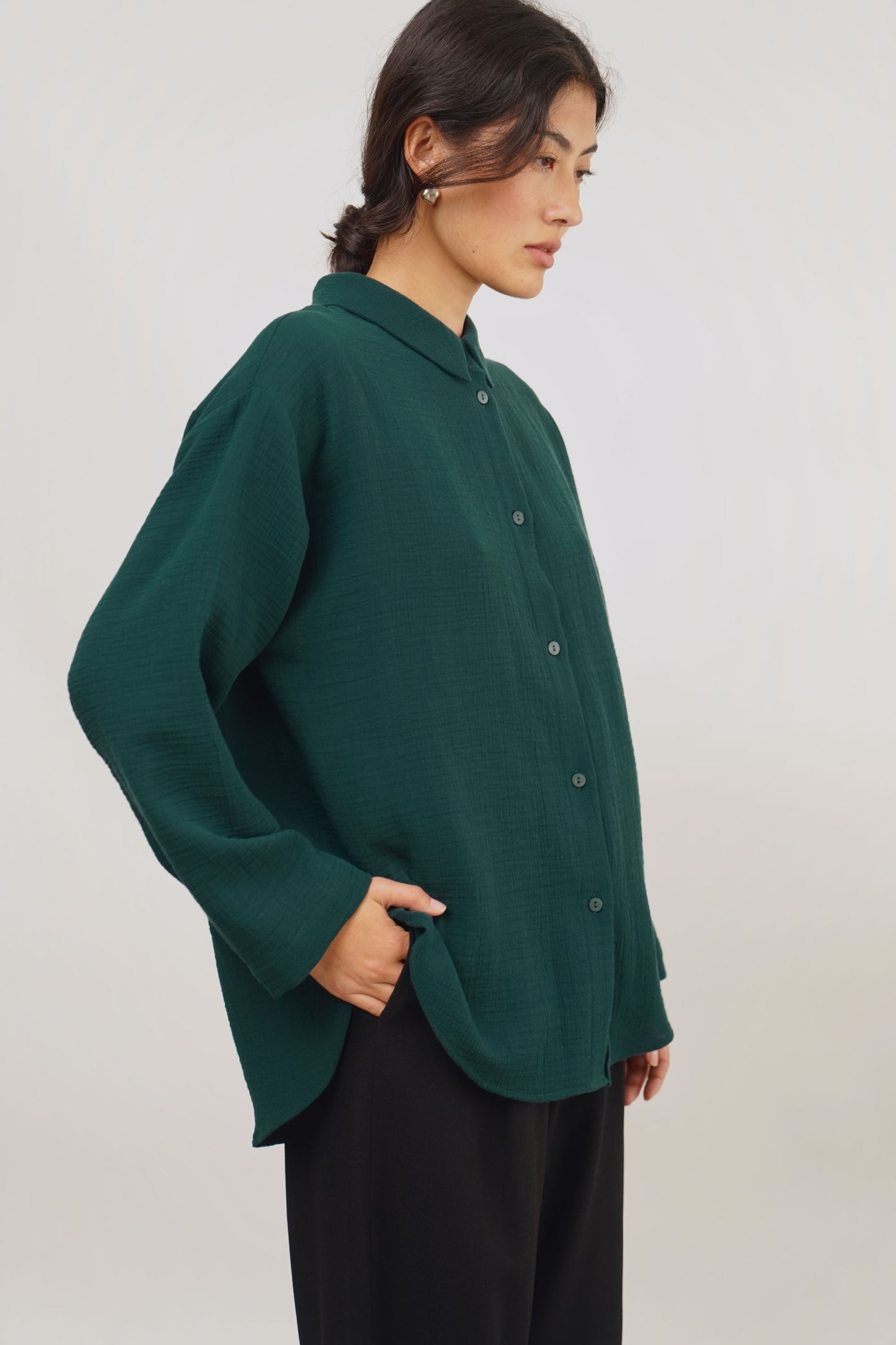 Blouse | sea green