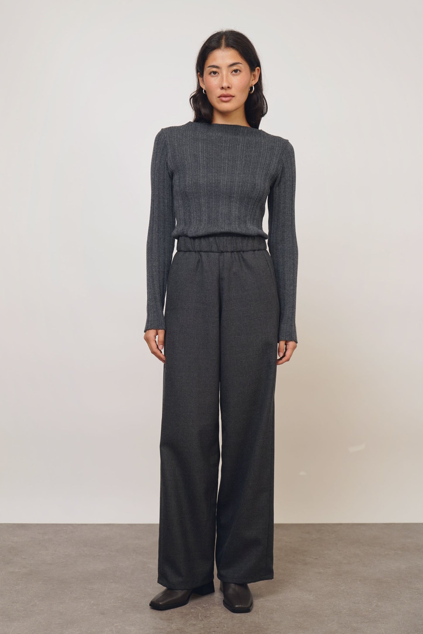 Pants straight | anthracite