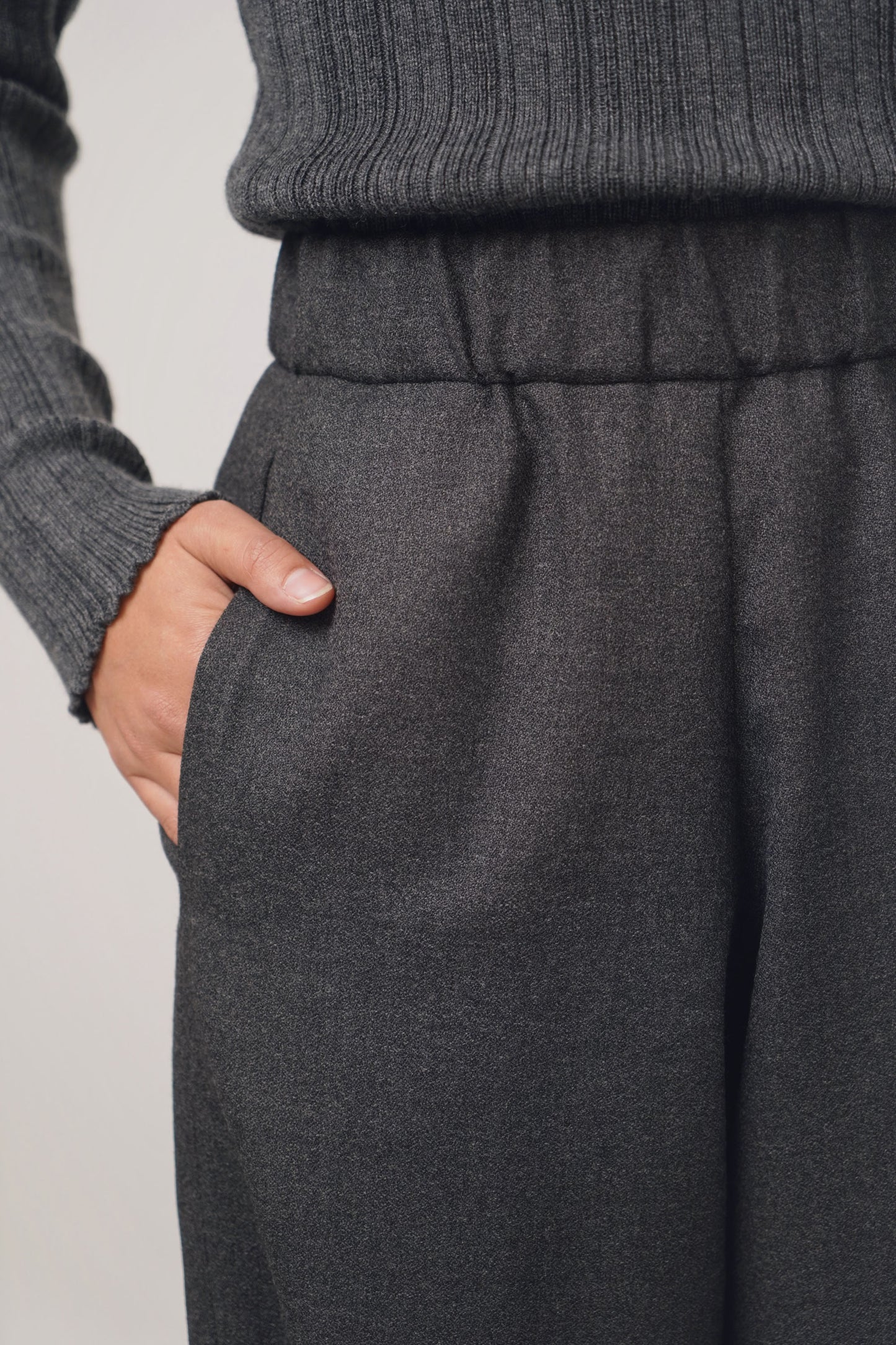Pants straight | anthracite