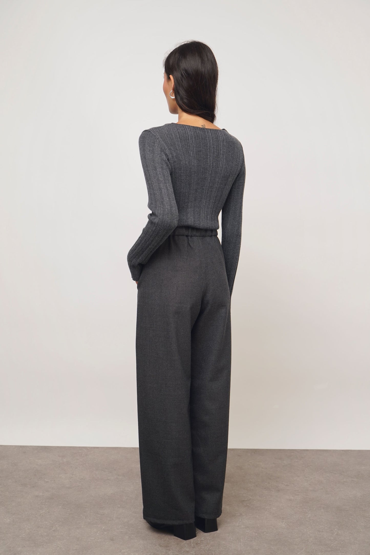 Pants straight | anthracite