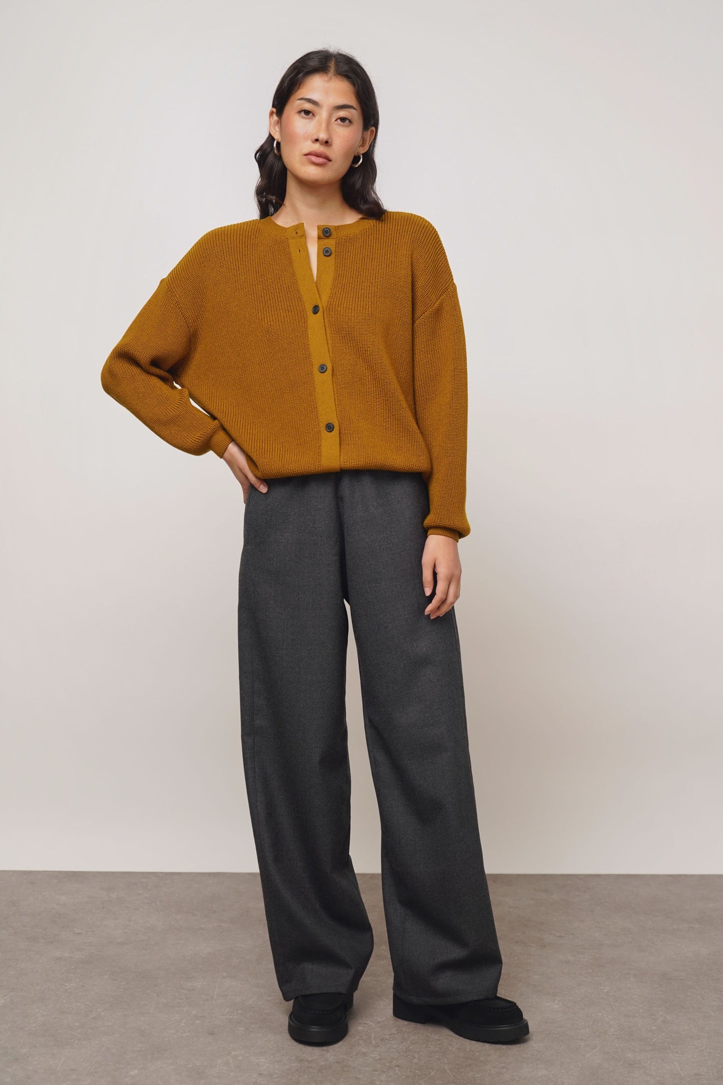 Cardigan reversible | gold
