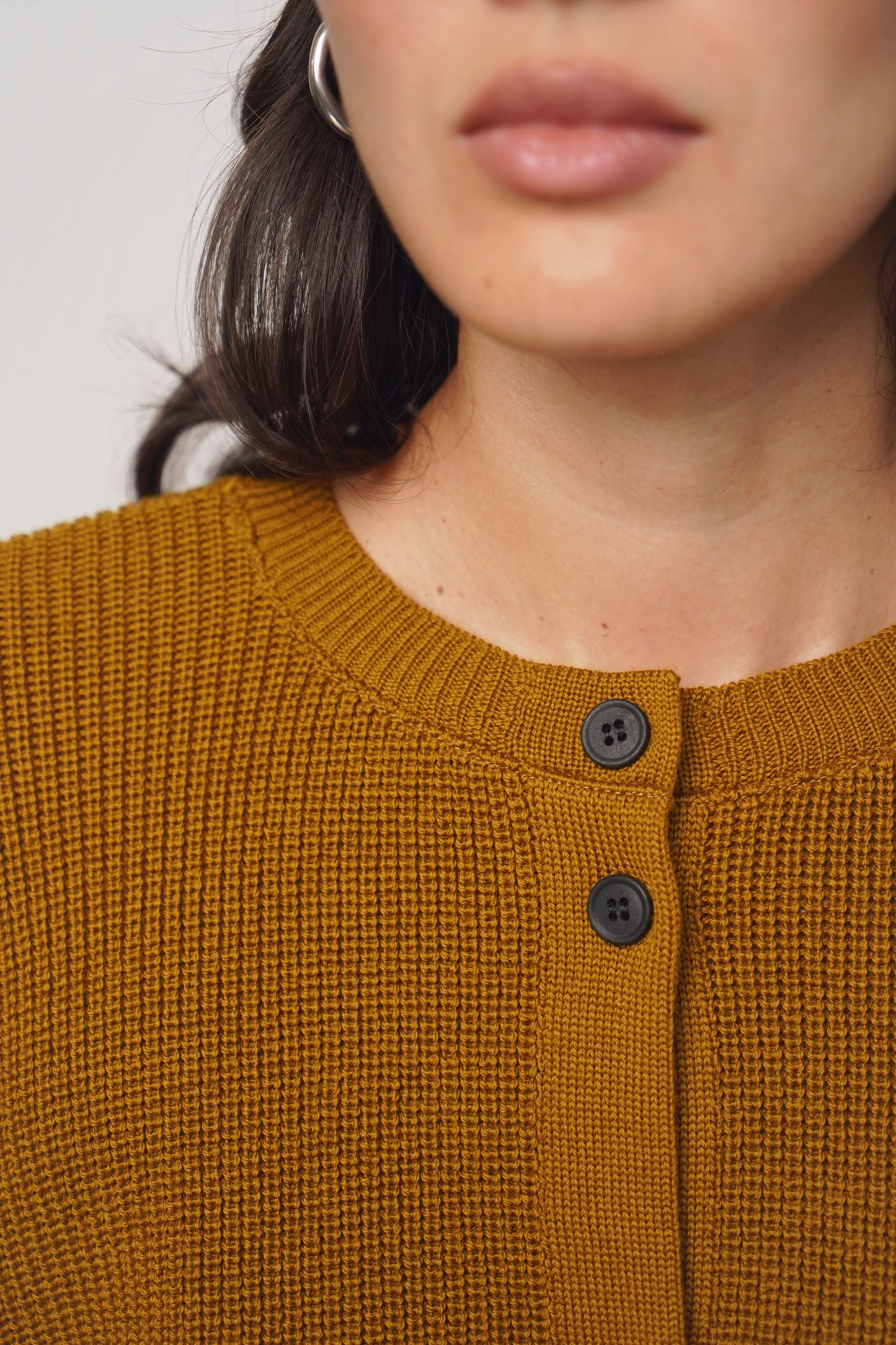 Cardigan reversible | gold