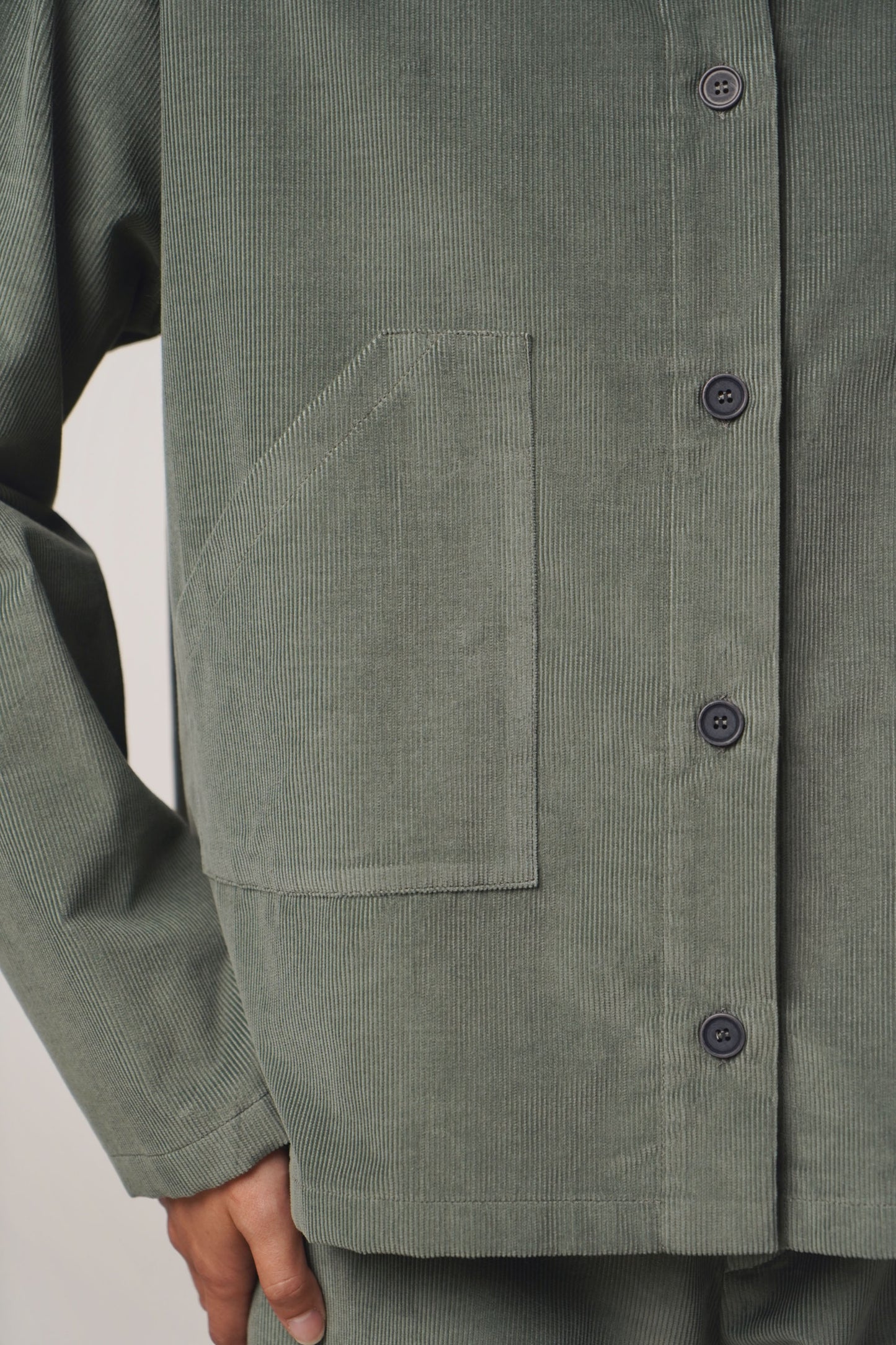 Blouse cord | sage