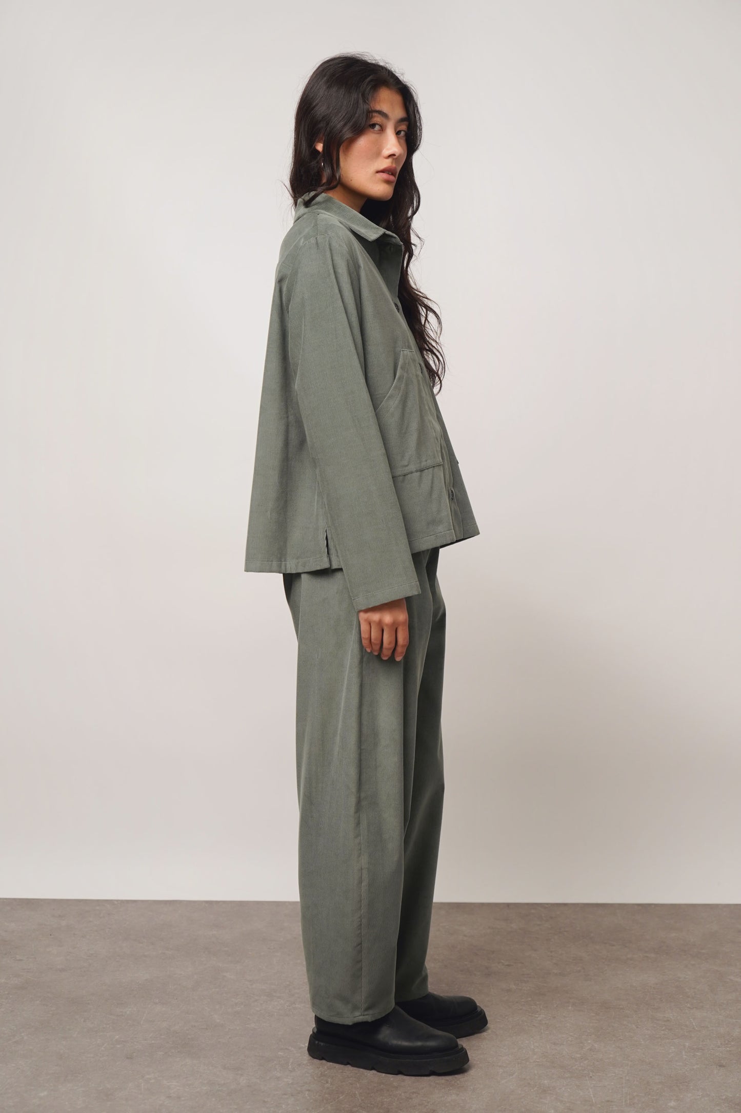 Blouse cord | sage