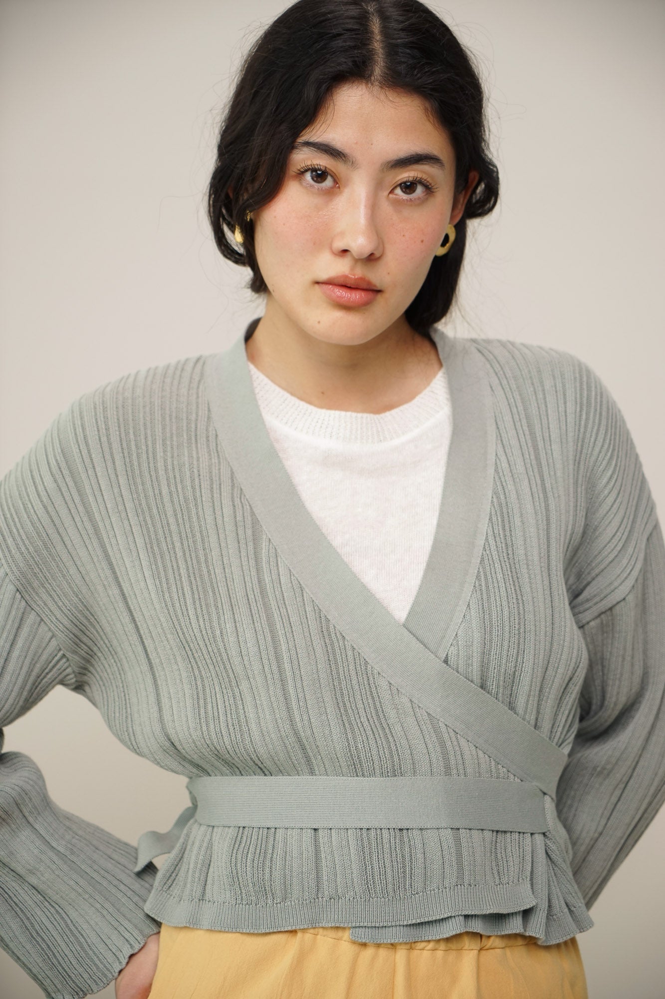 Wrap Cardigan | jade