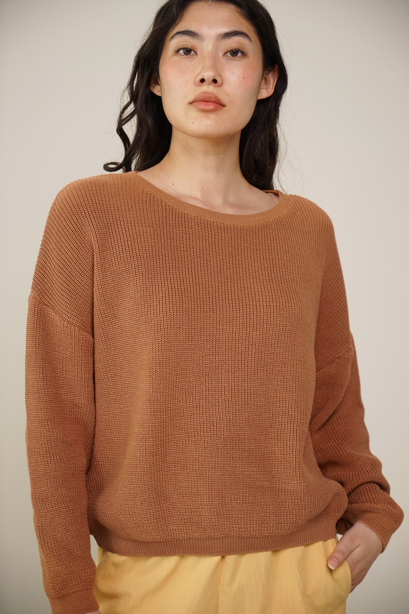 Pullover | terracotta