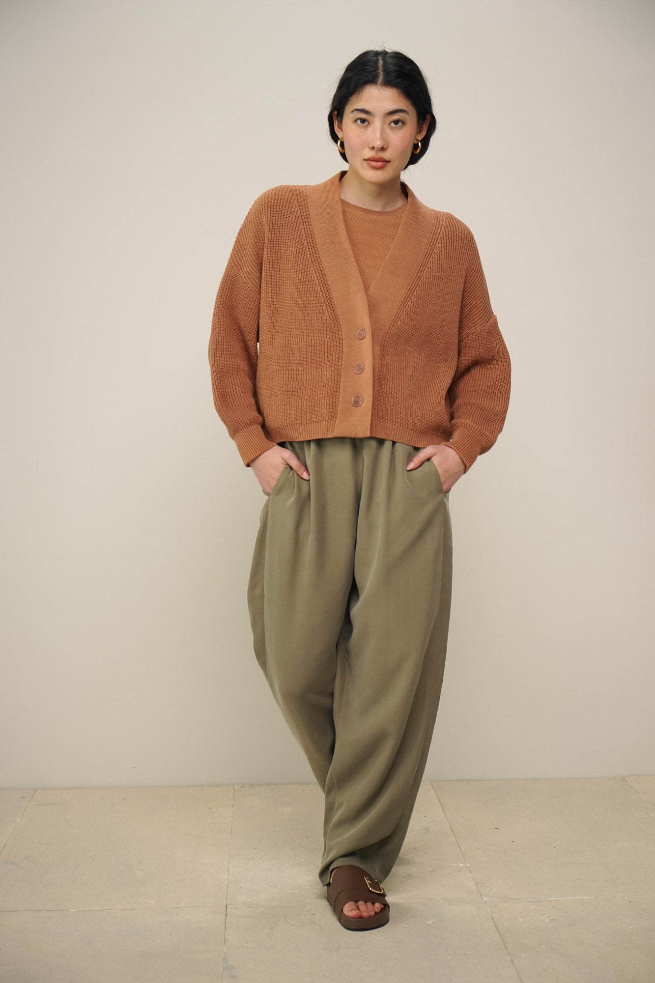 Cardigan | terracotta
