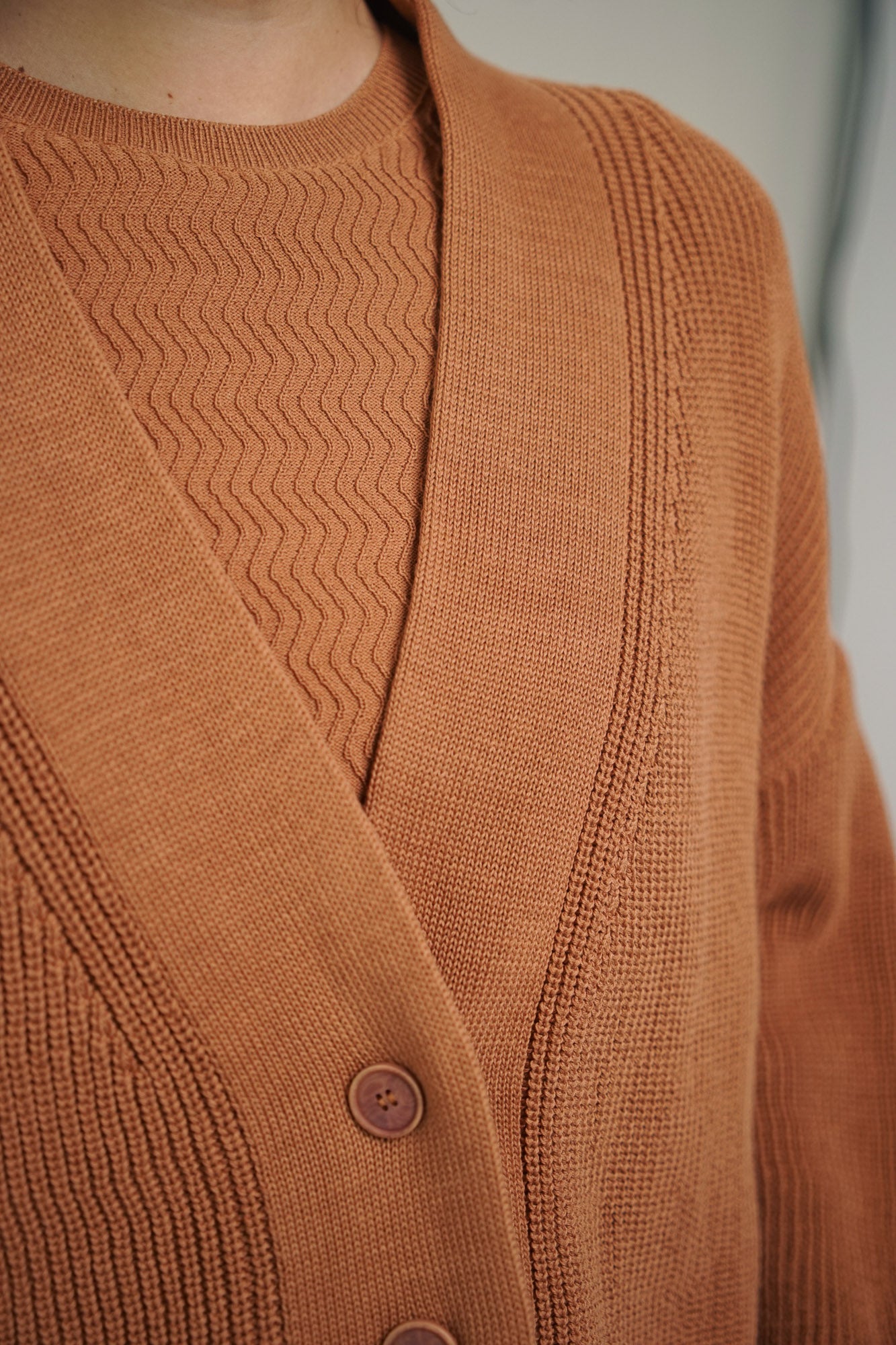 Cardigan | terracotta