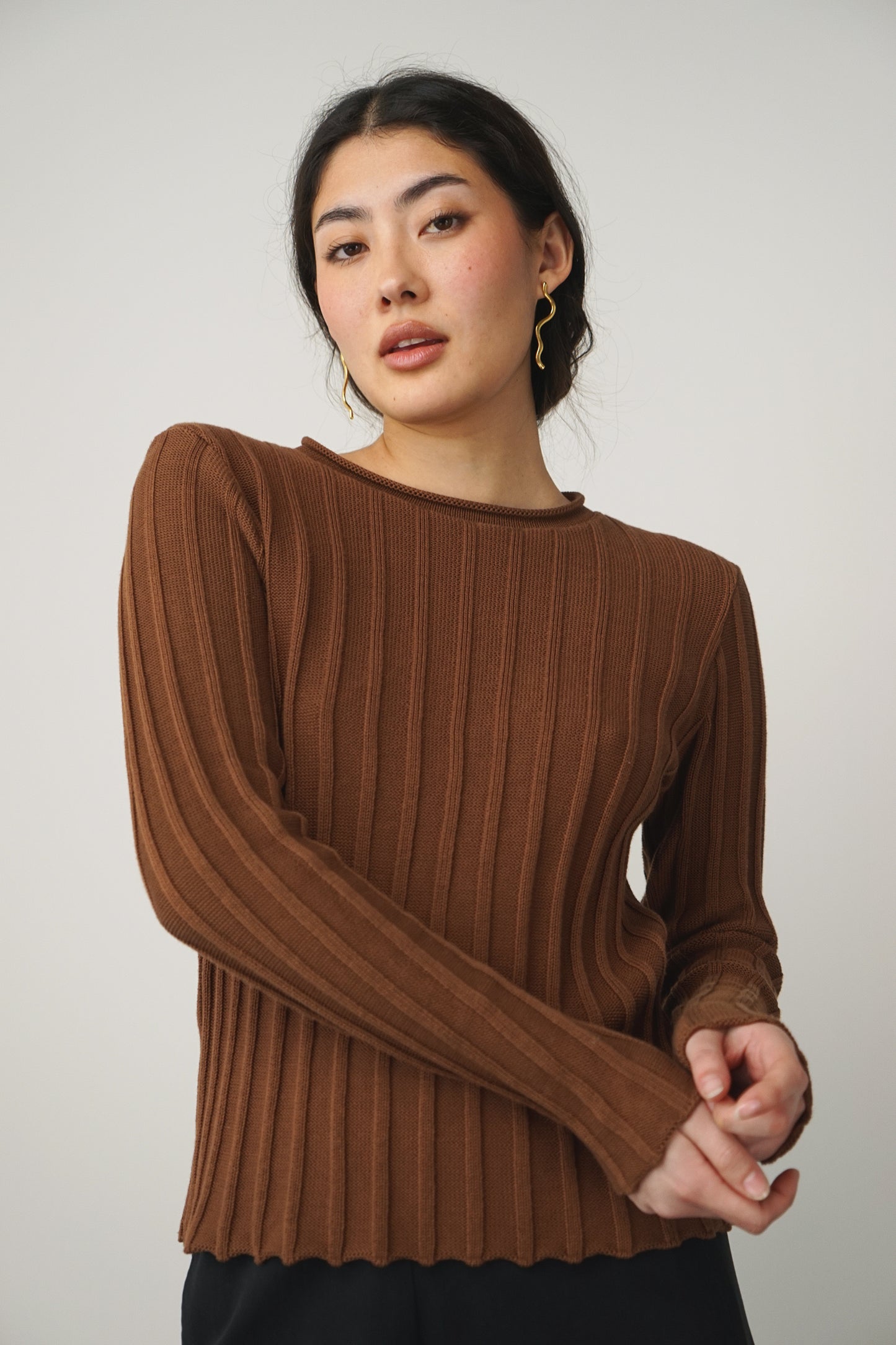 Pullover rip | hazel (1 Stk in M/L)