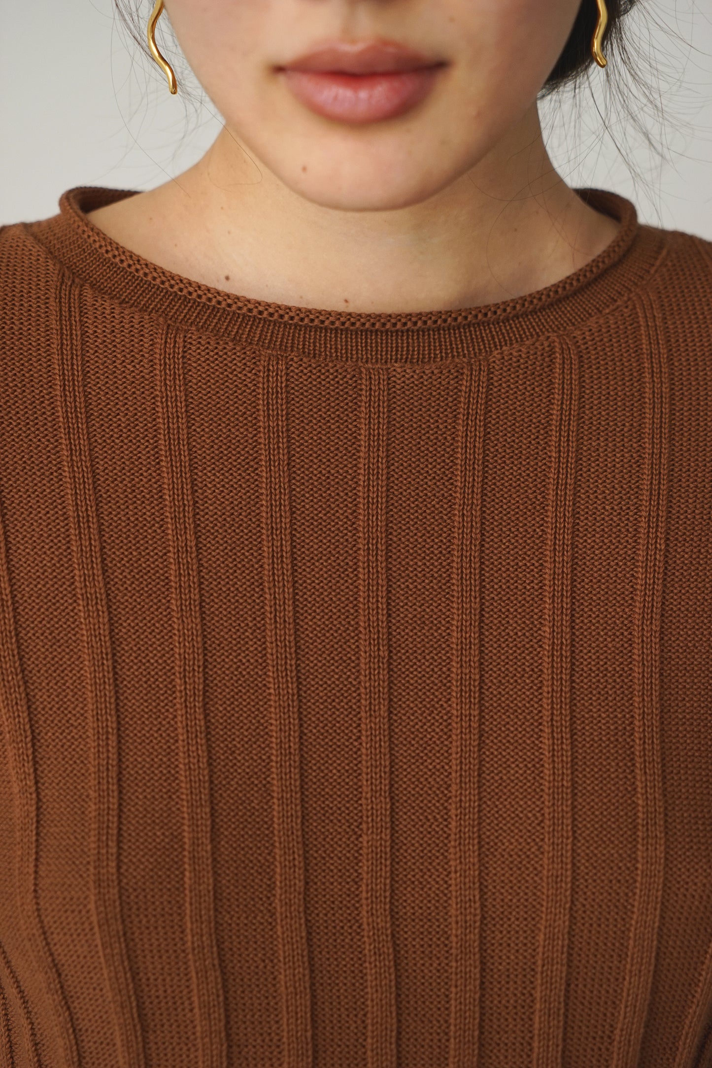 Pullover rip | hazel (1 Stk in M/L)