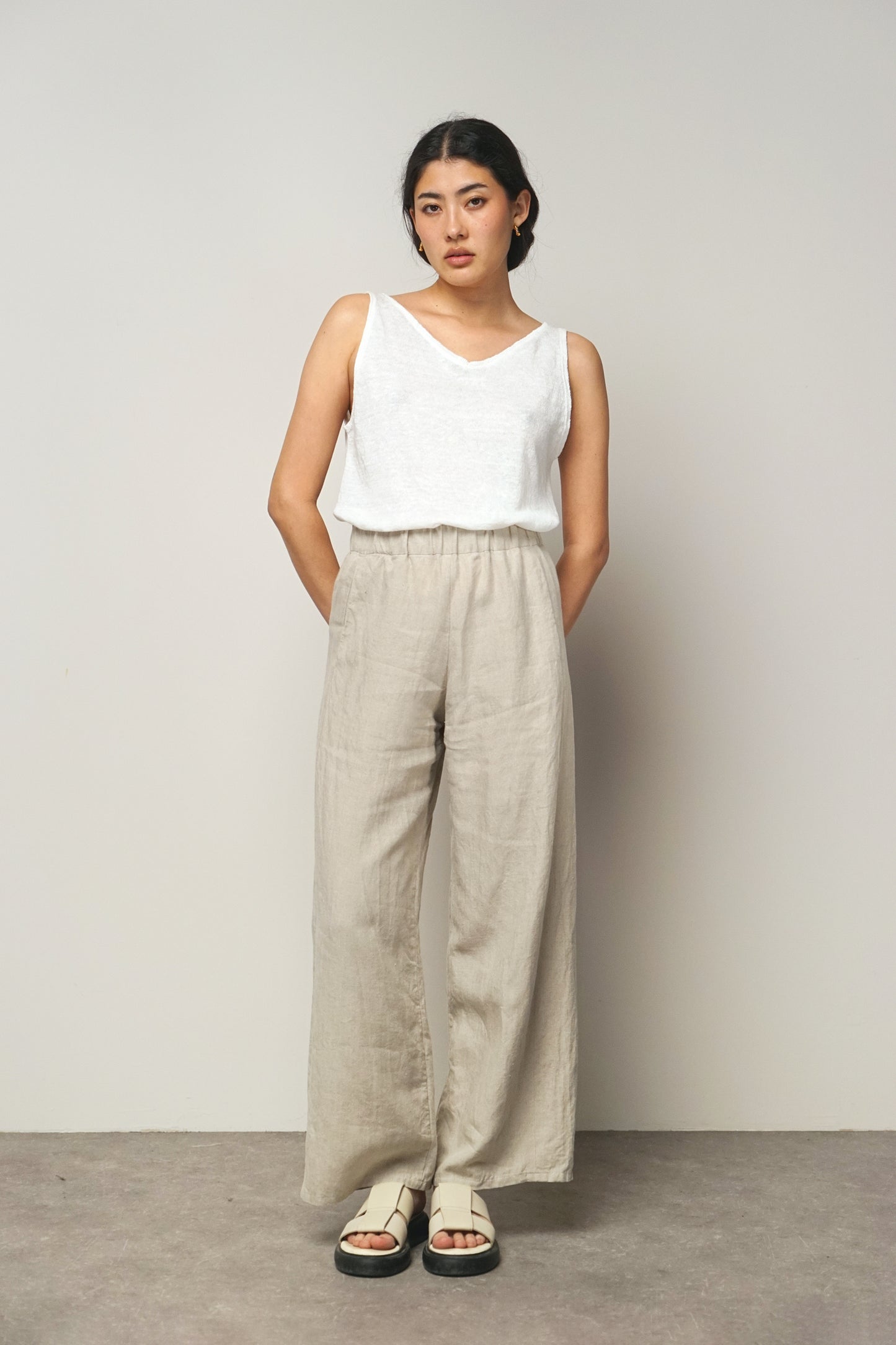 Culotte linen | natural (je 1 Stk verfügbar)