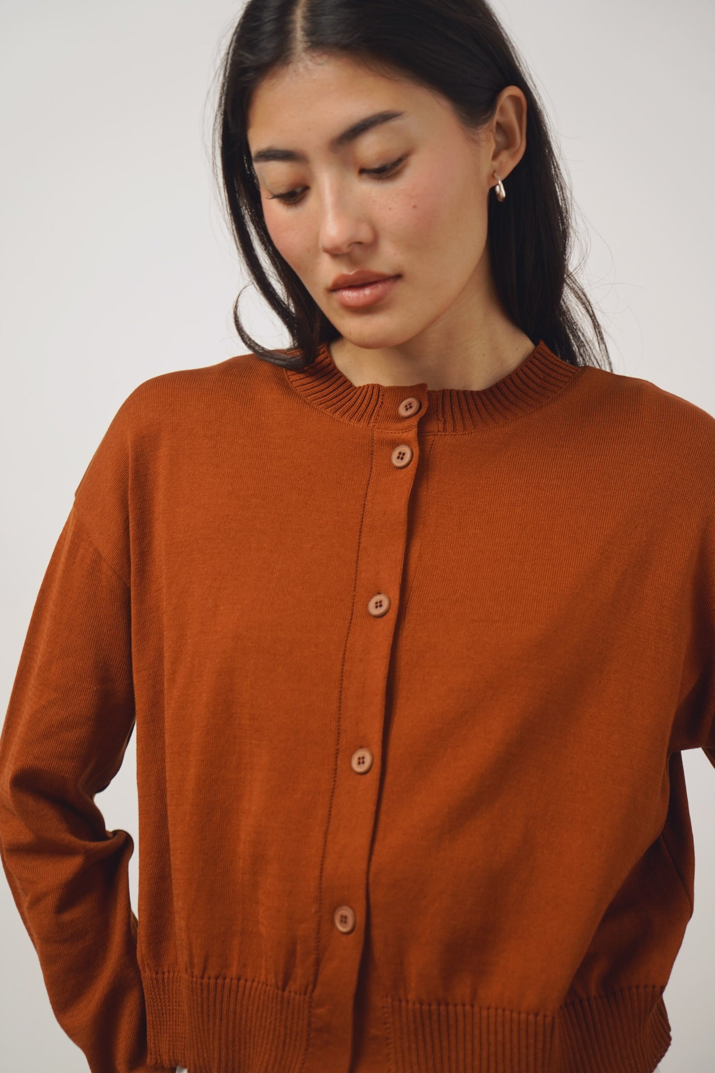Cardigan fine | hazel