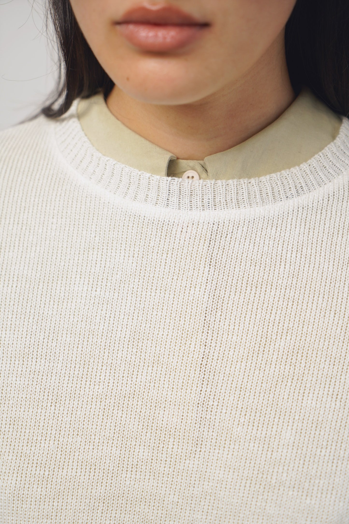 Pullover linen | offwhite