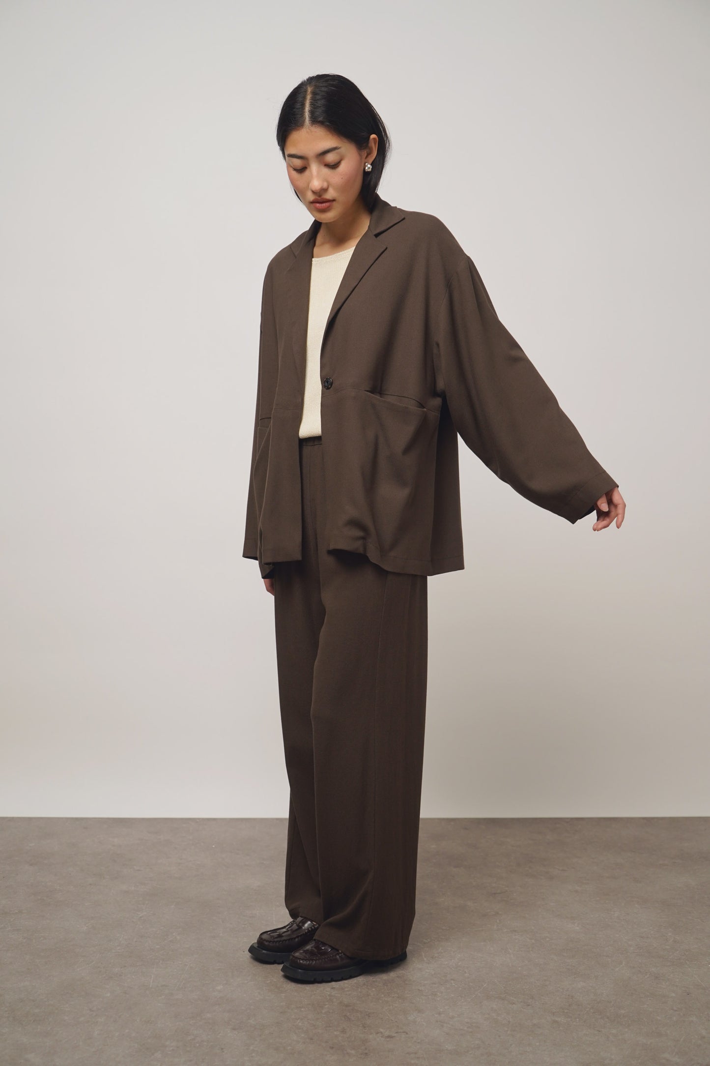 Pants straight | mocha