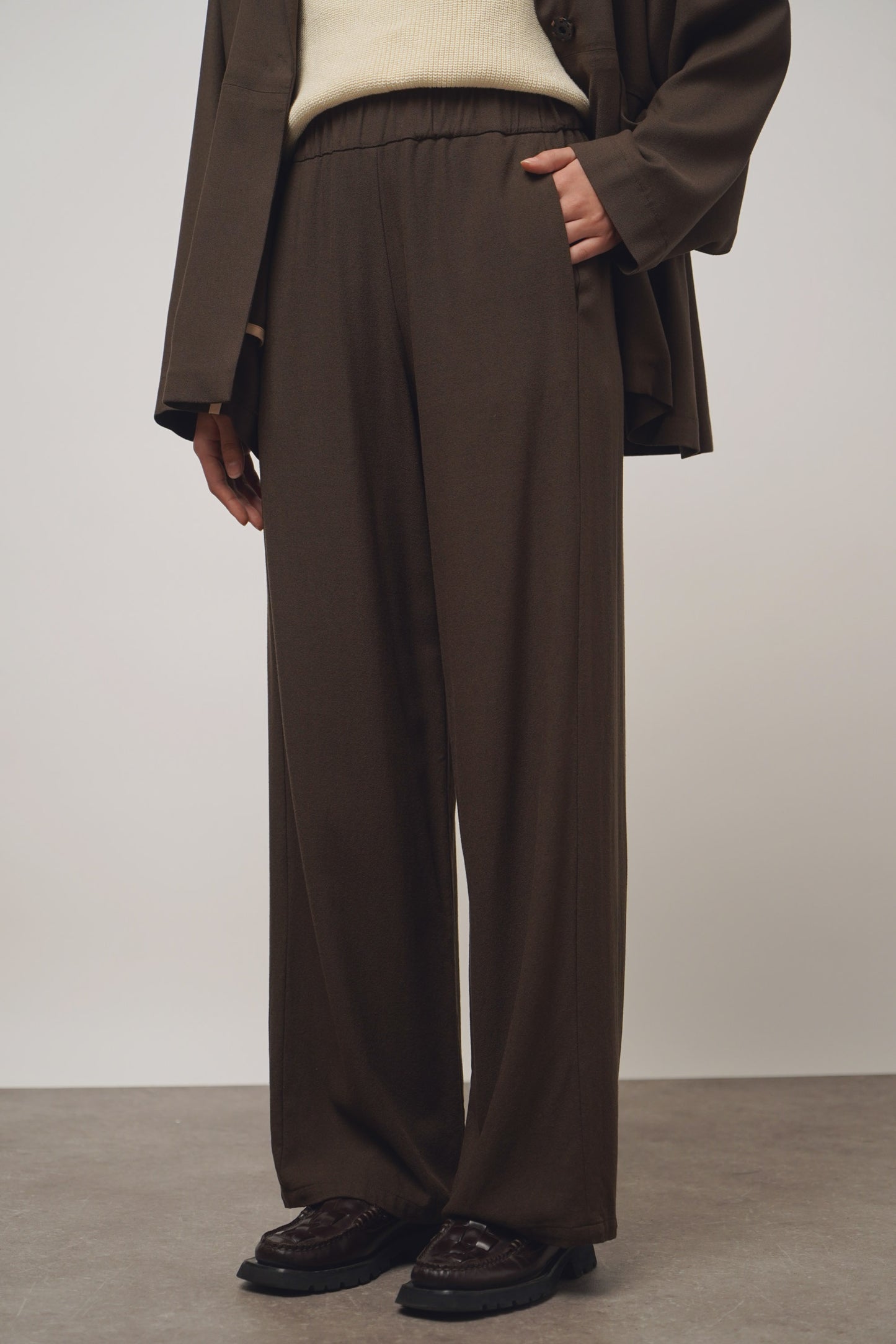 Pants straight | mocha