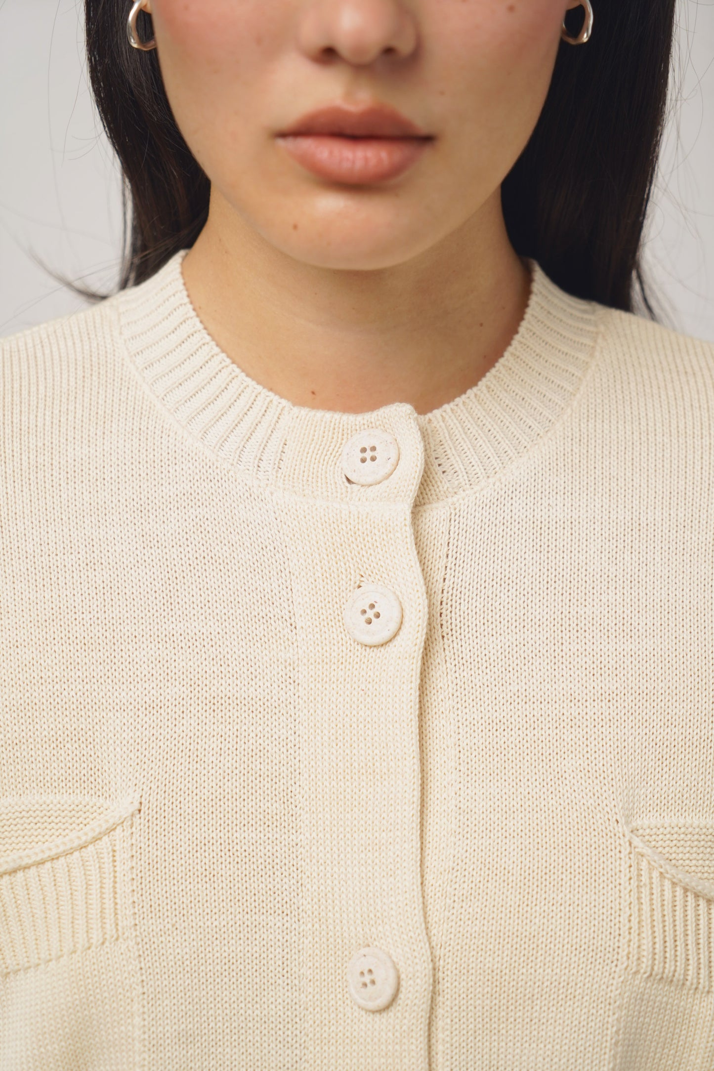 Cardigan pockets | natural