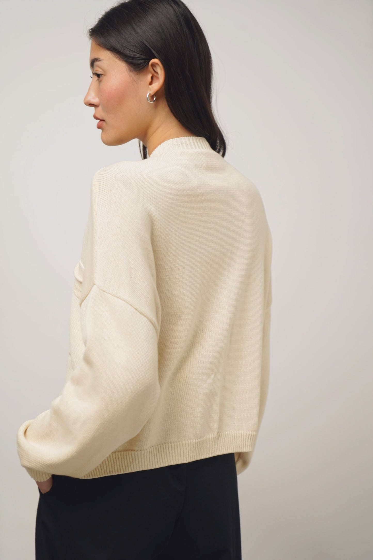 Cardigan pockets | natural