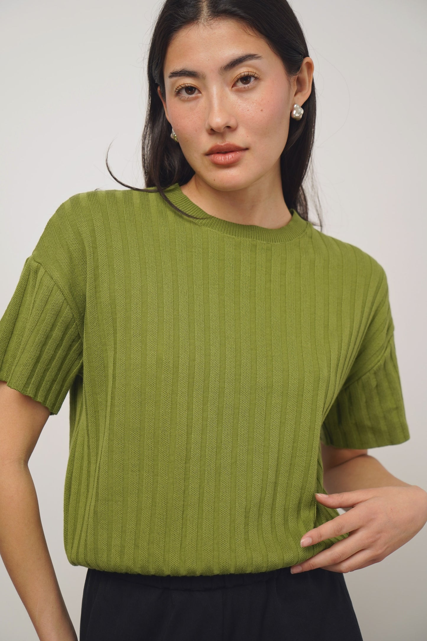 Shirt rib | olive