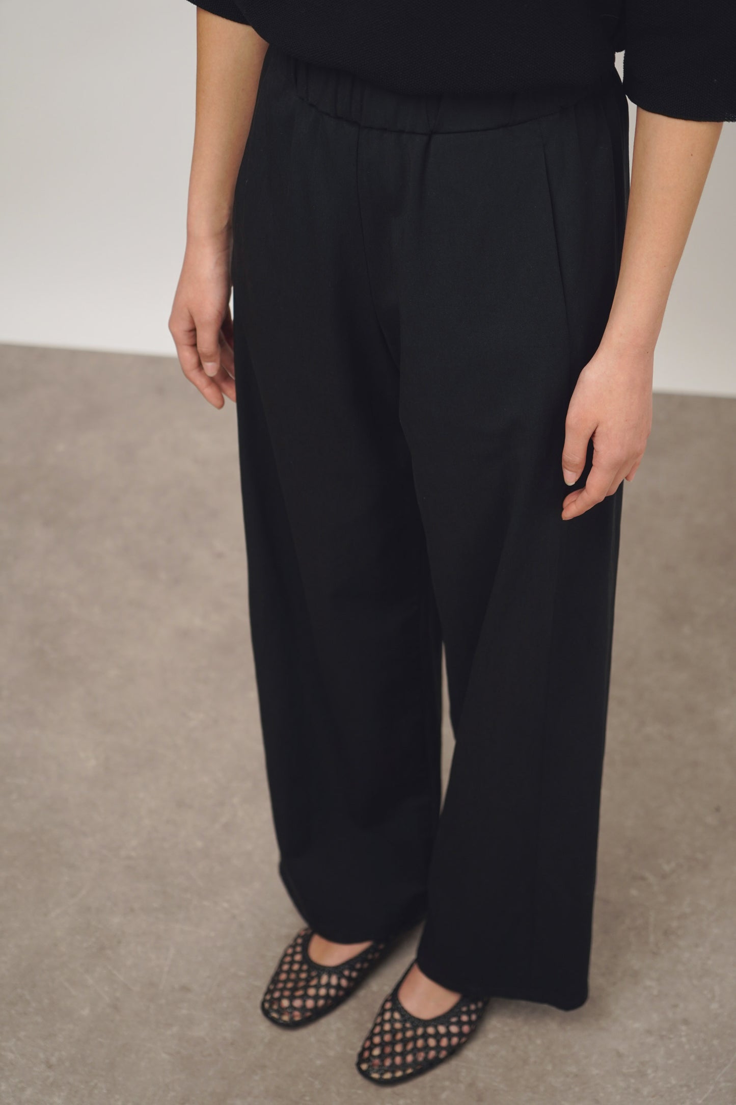Pants straight | black