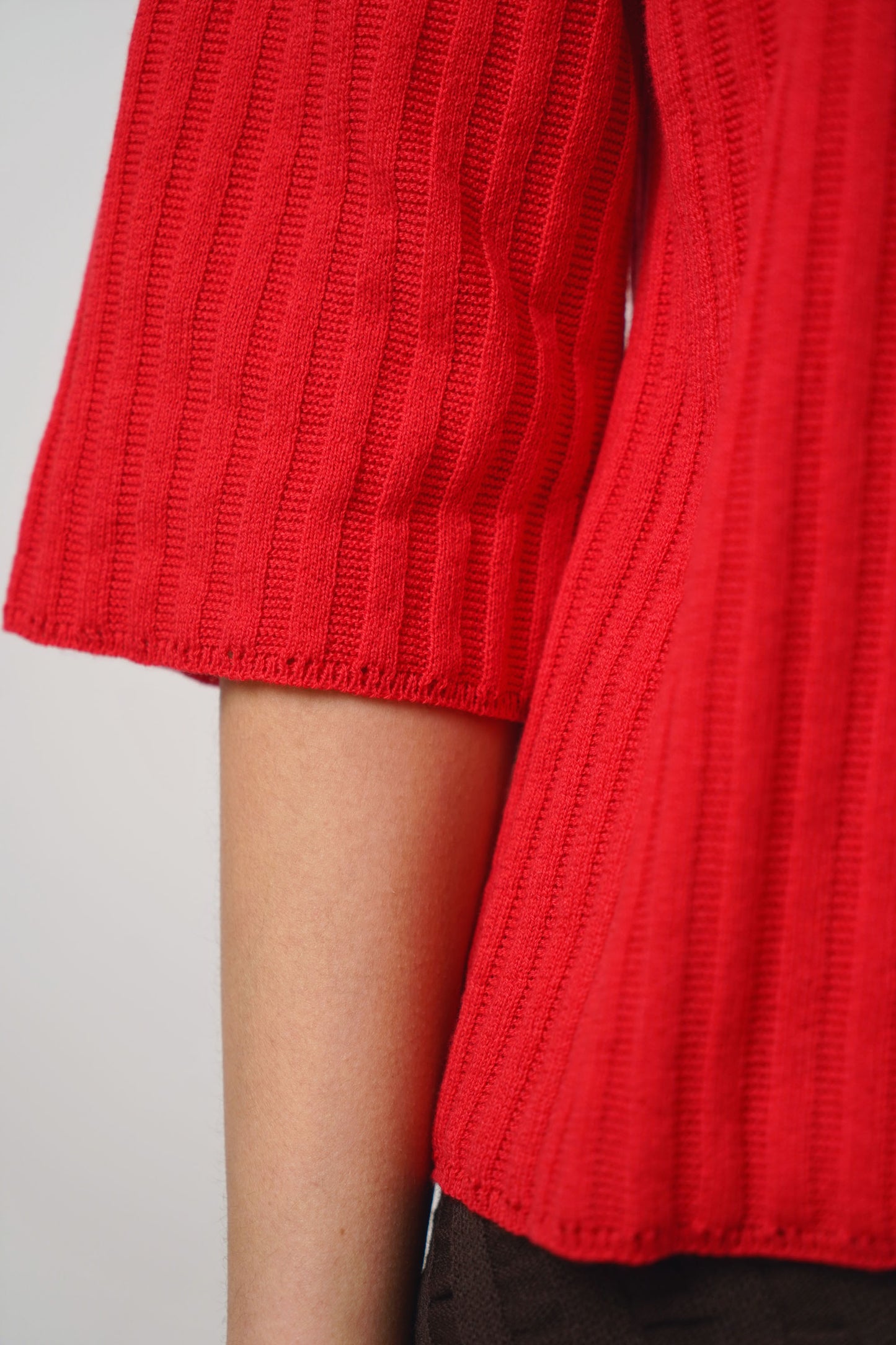 Pullover fine | red