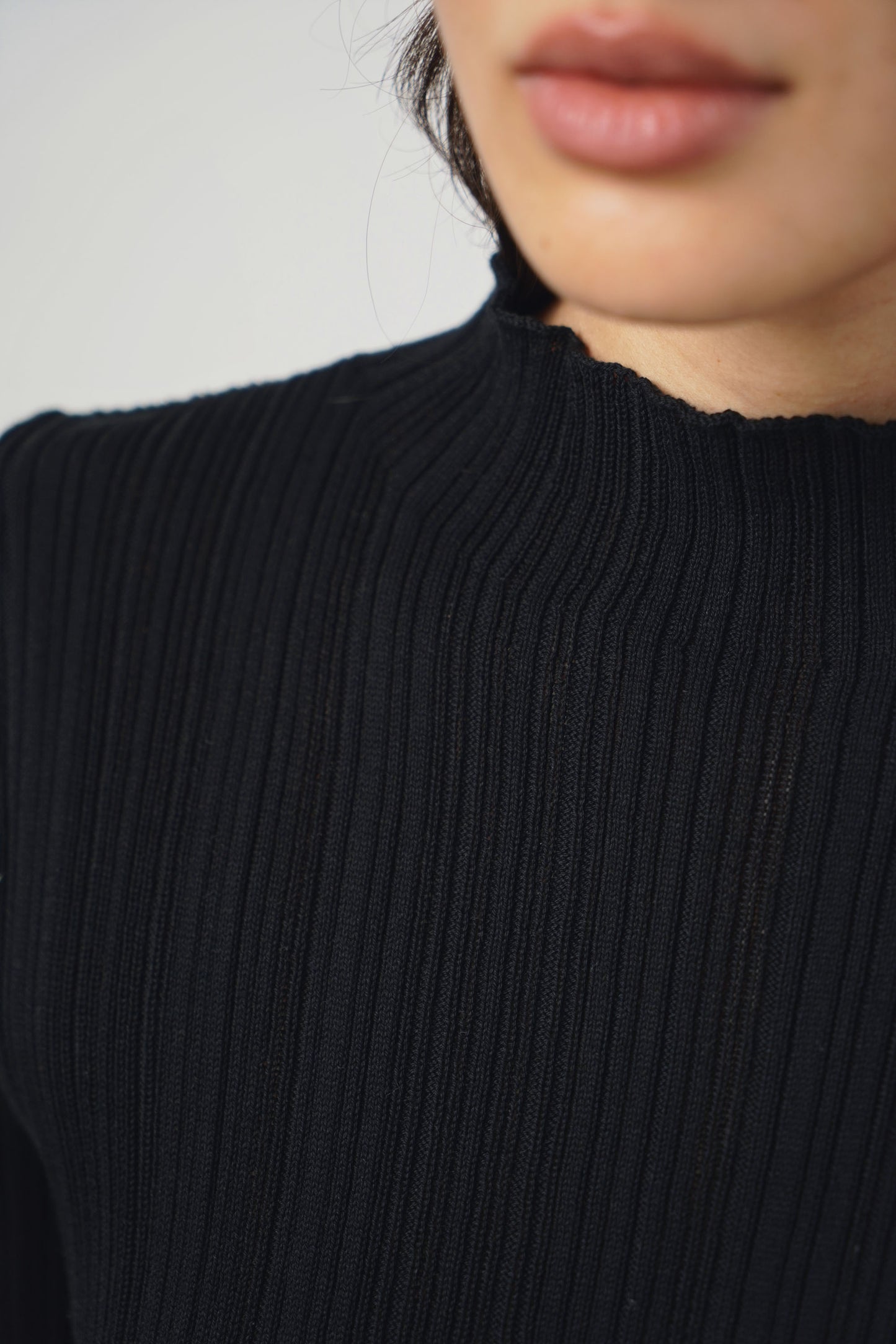 Shirt pleats | black