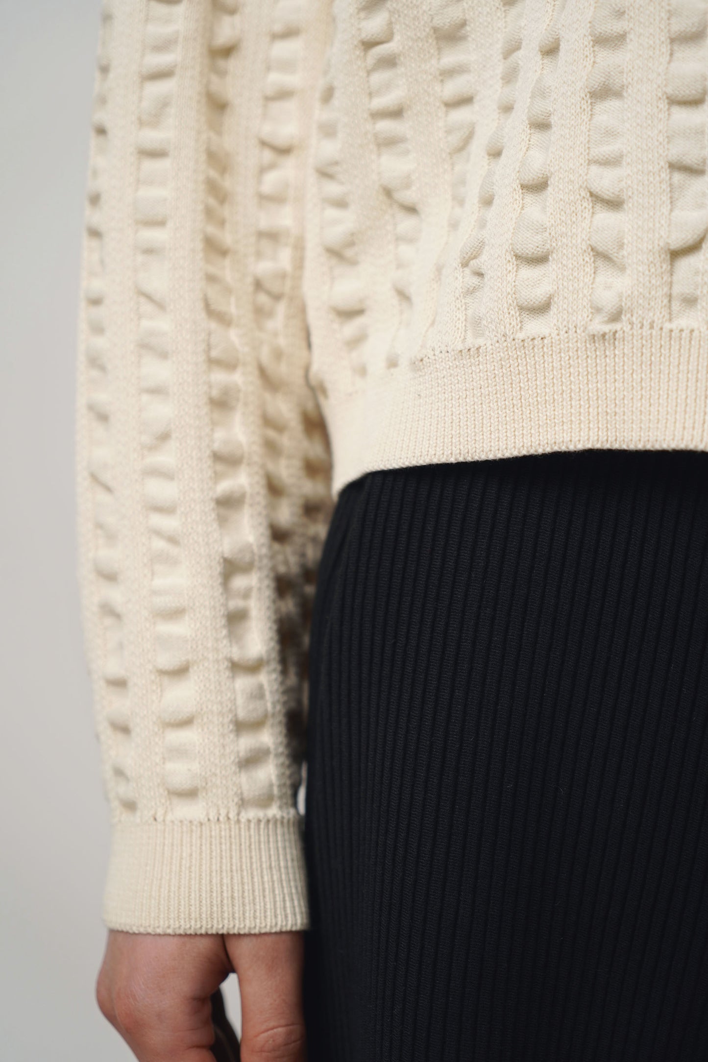 Cardigan bubble | natural