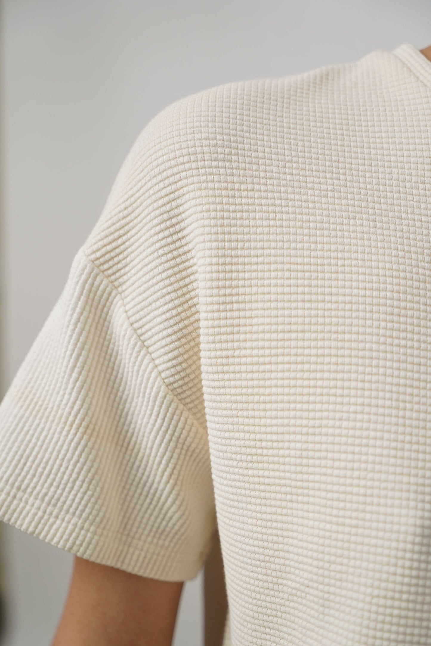 Shirt waffle | offwhite