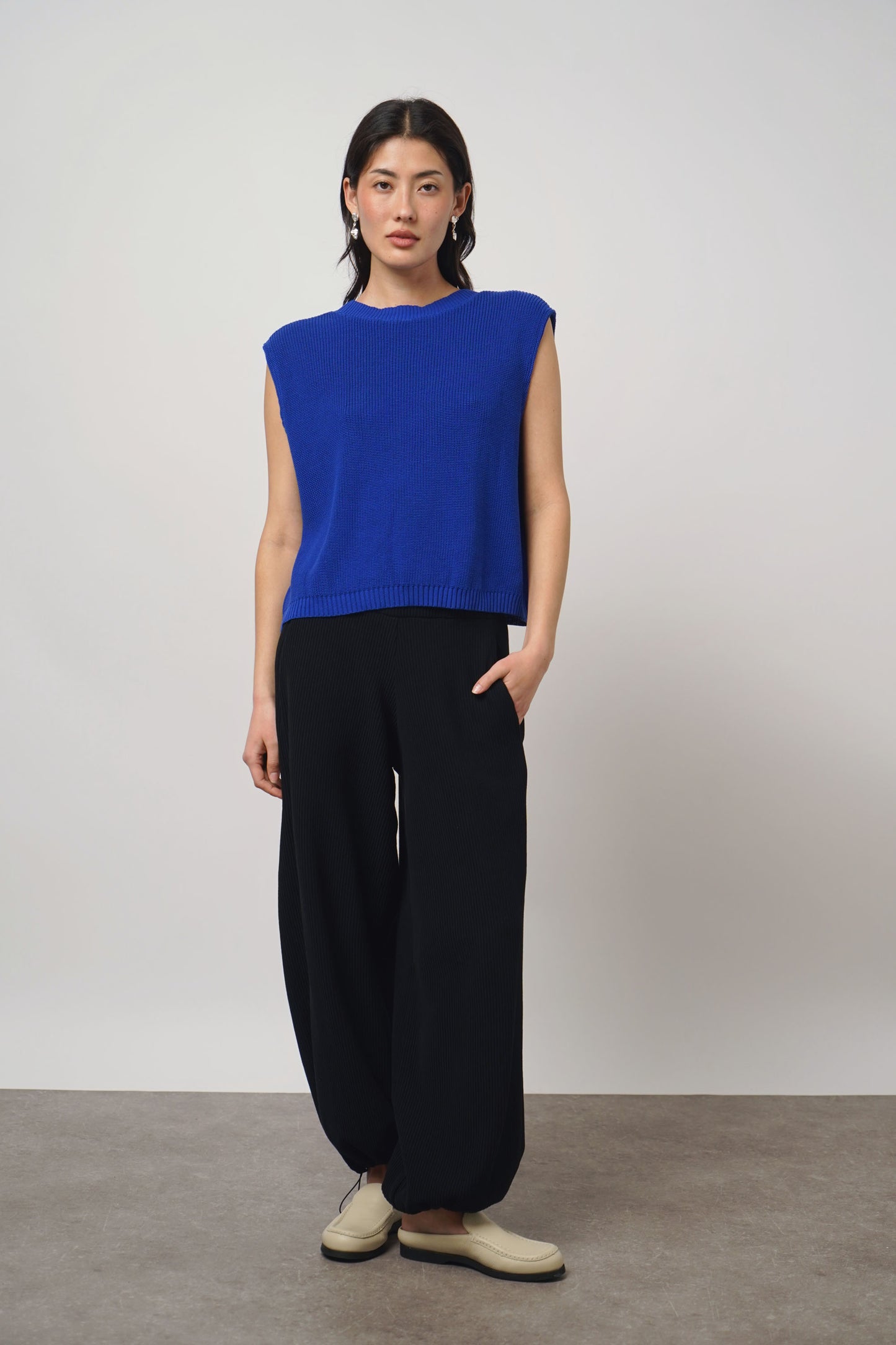 Vest | cobalt blue