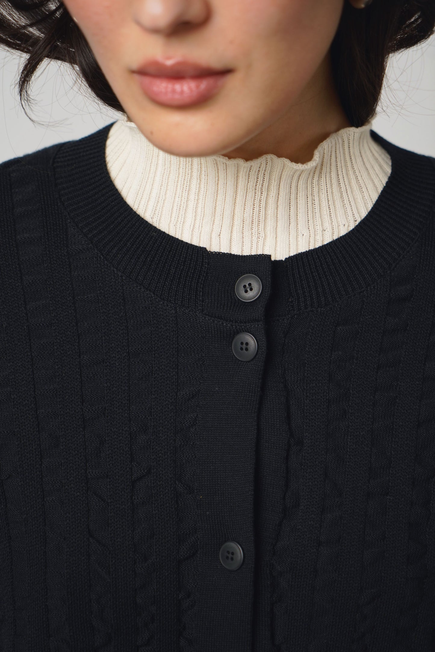 Cardigan bubble | black